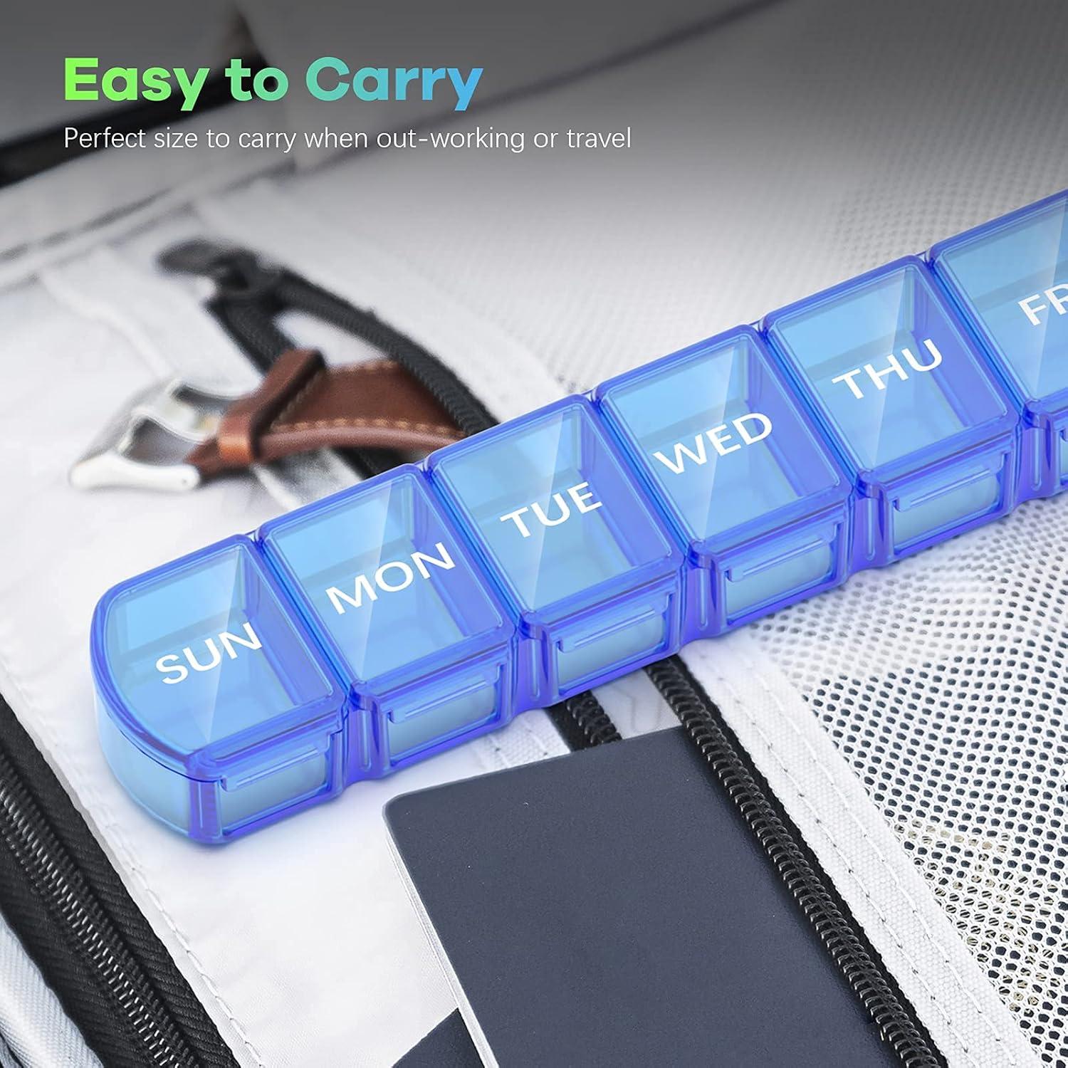 Organizador de Pastillas XL DOHIMGIO 7 Días Libre de BPA