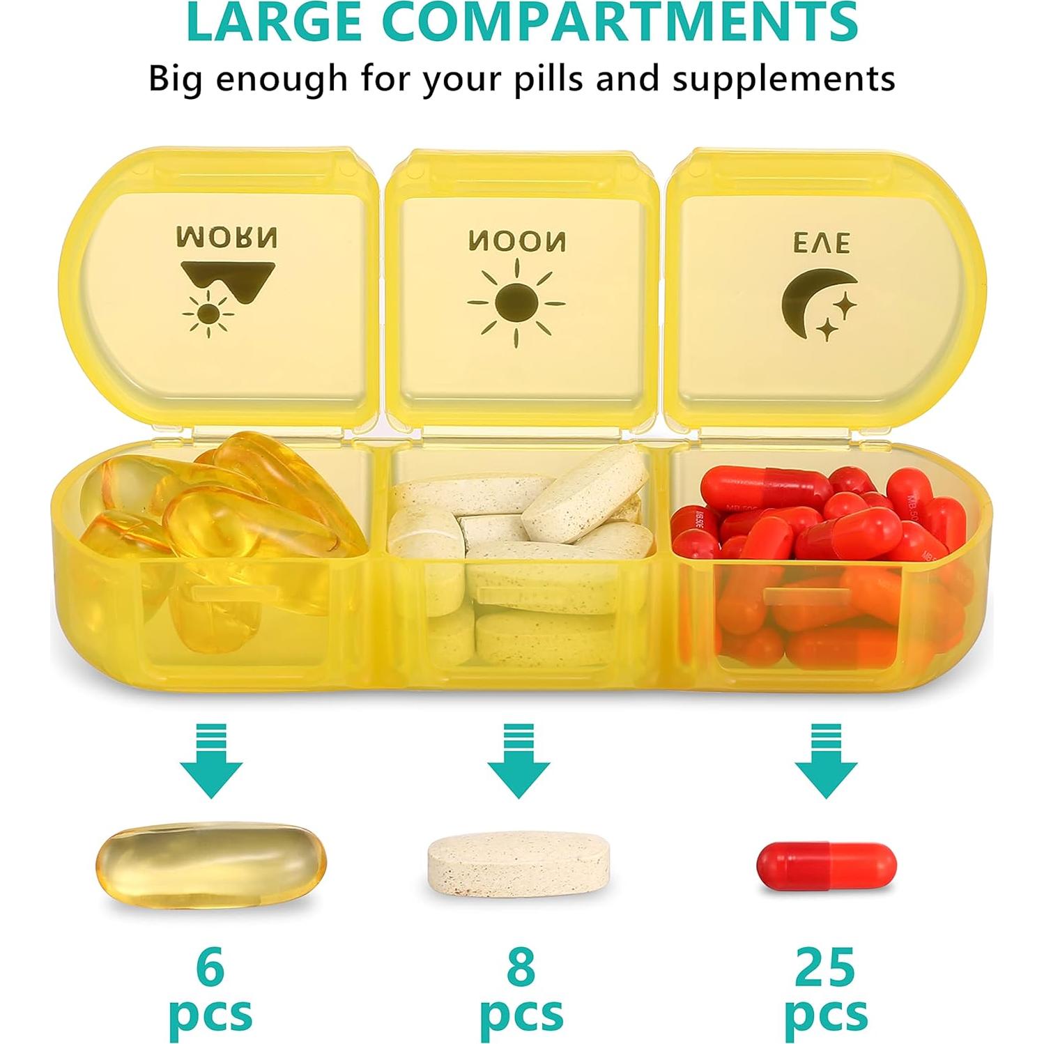 Organizador de Pastillas Semanal Fullicon 21 Compartimentos