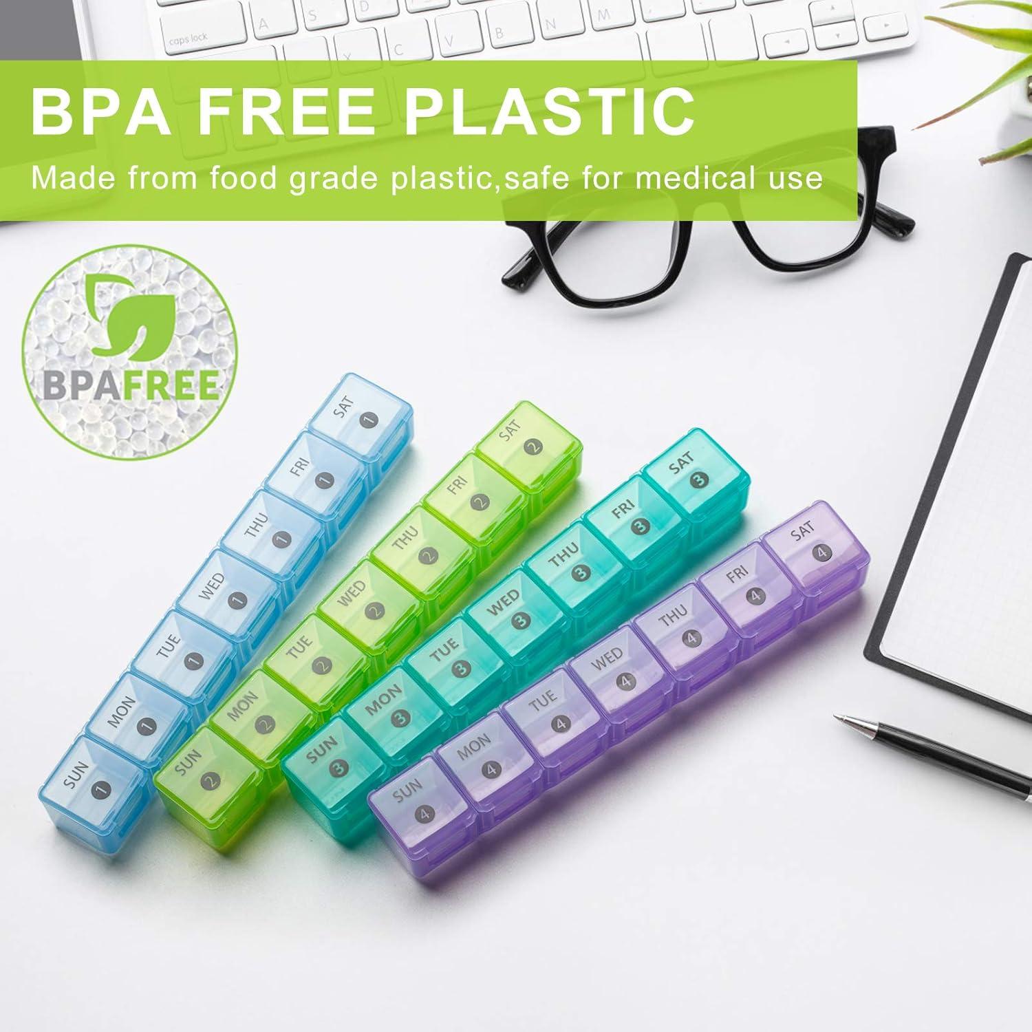 Organizador de Pastillas Mensual XL DANYING 28 Compartimentos