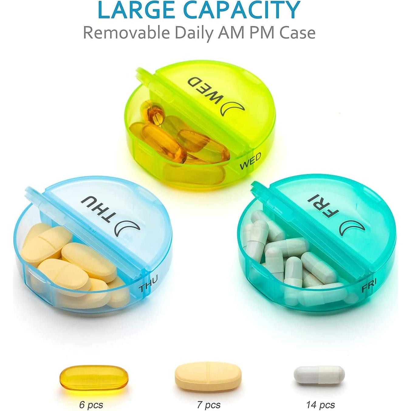 Organizador Mensual de Pastillas Yaklim AM PM 28 Días