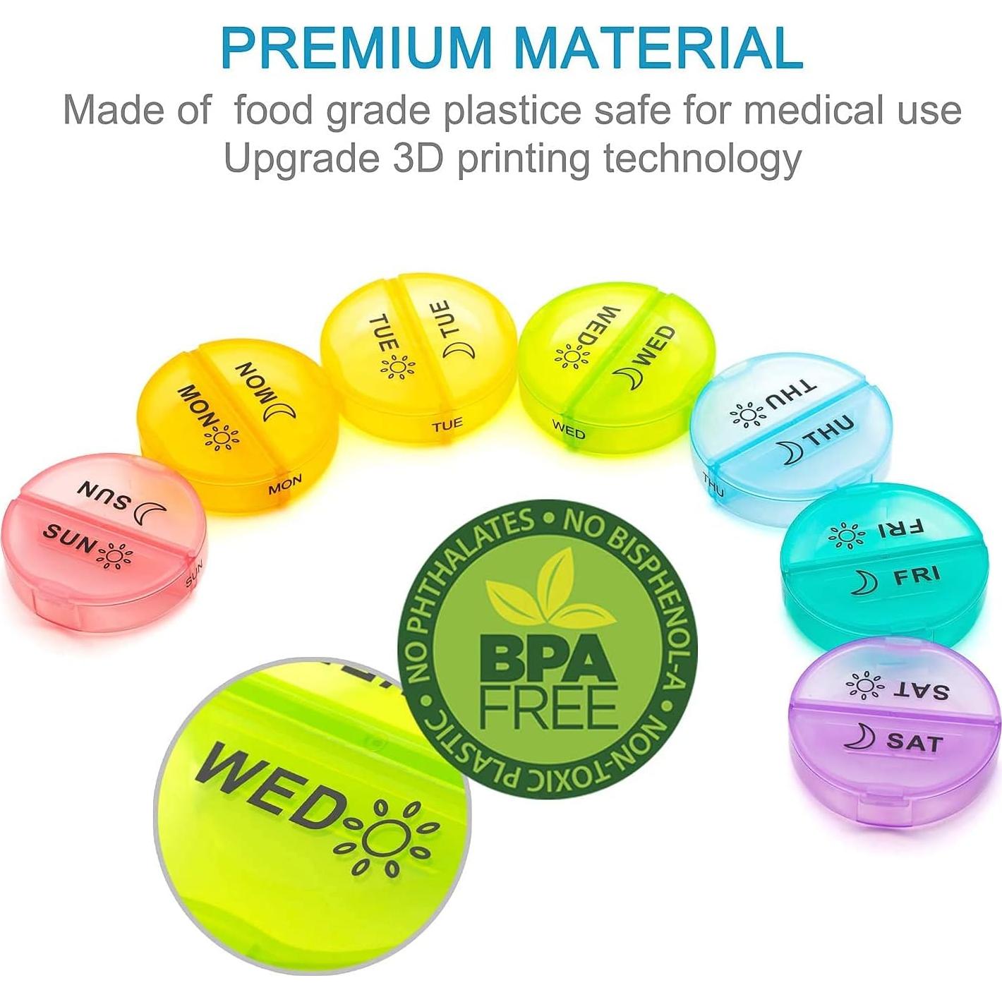 Organizador Mensual de Pastillas Yaklim AM PM 28 Días