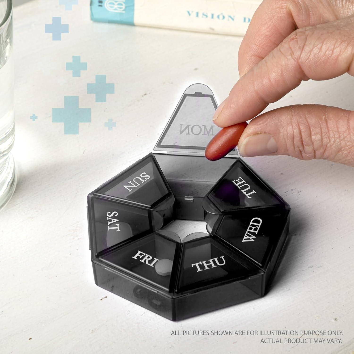 Organizador Semanal de Pastillas Deke Home Mini 7 Días