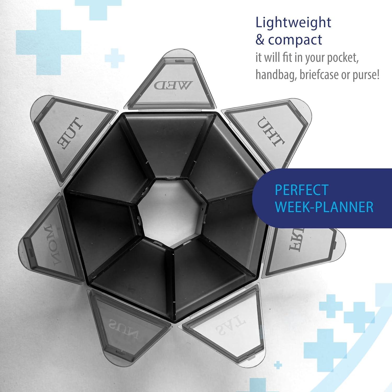 Organizador Semanal de Pastillas Deke Home Mini 7 Días