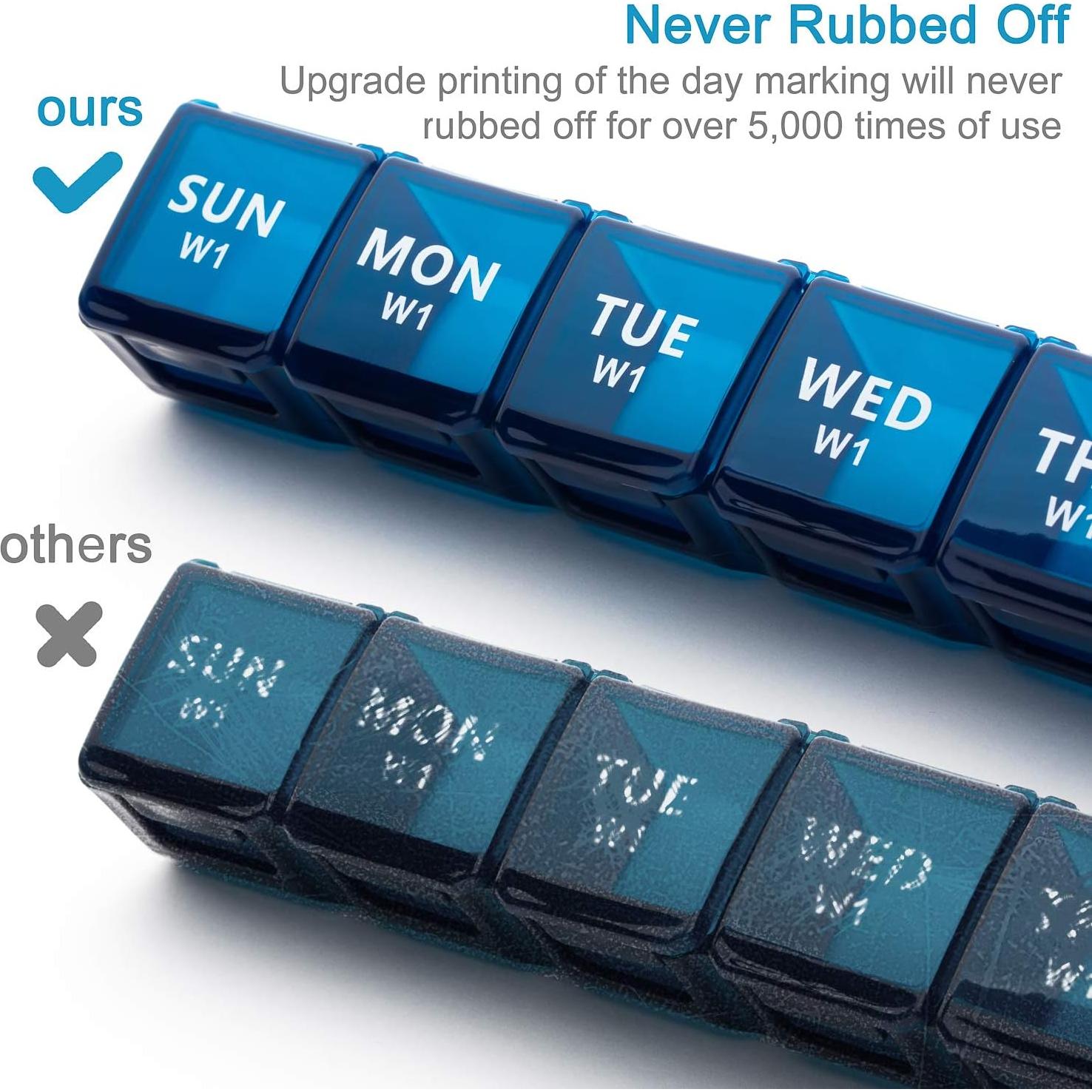 Organizador de Pastillas Mensual Yaklim XL 28 Compartimentos