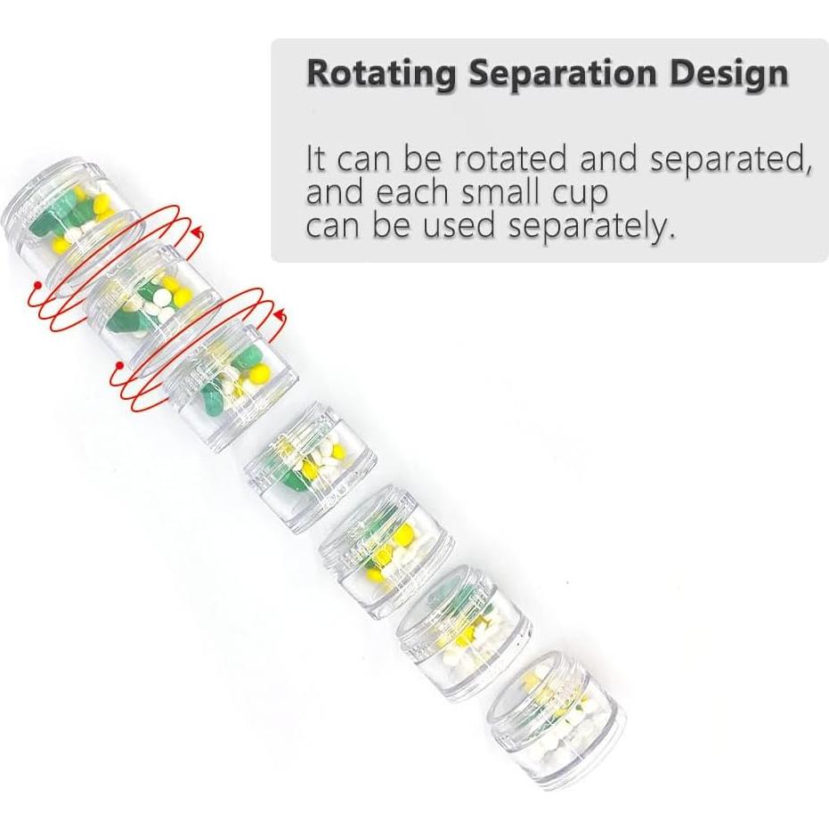 Planificador de Pastillas Semanal HaiSea - Organizador de Medicamentos