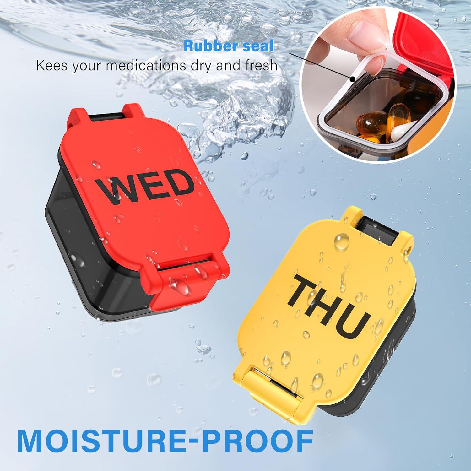 Organizador de Pastillas Semanal Yaklim RD711 Arcoíris 28.2cm