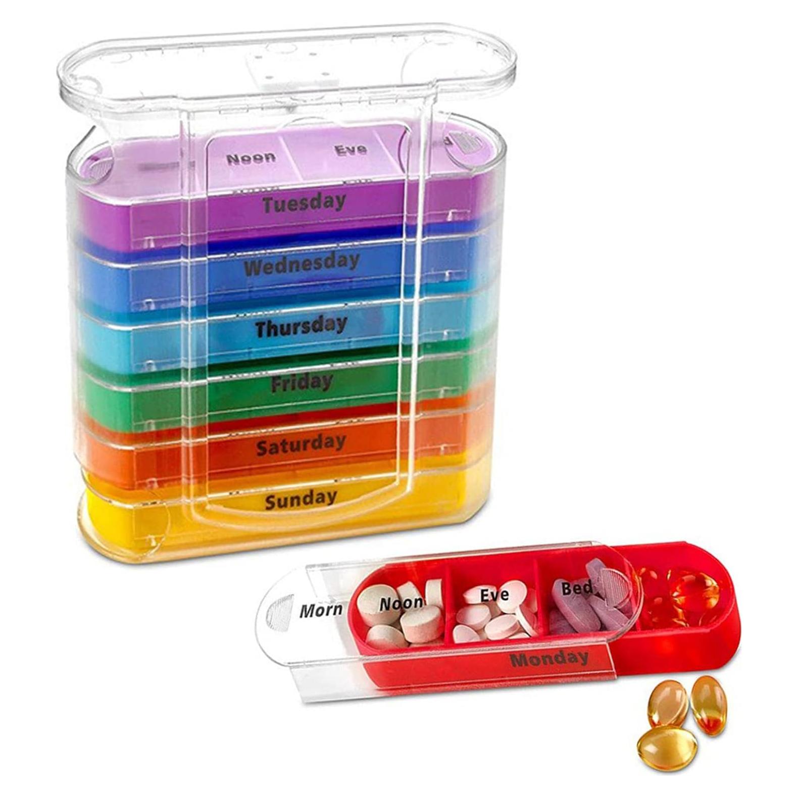Organizador de Pastillas Semanal ABSOK 7 Compartimentos