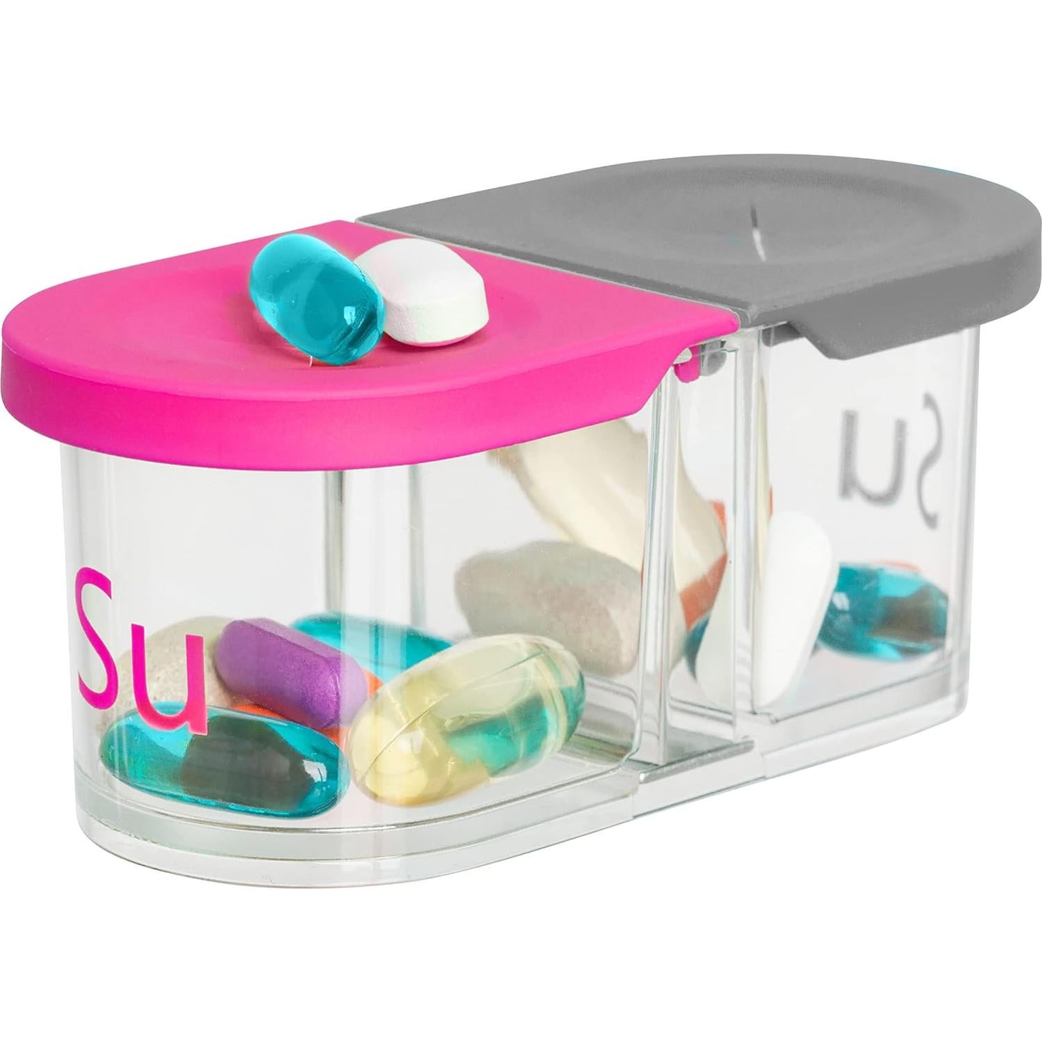 Organizador Semanal de Pastillas Sagely Smart XL - 7 días AM/PM