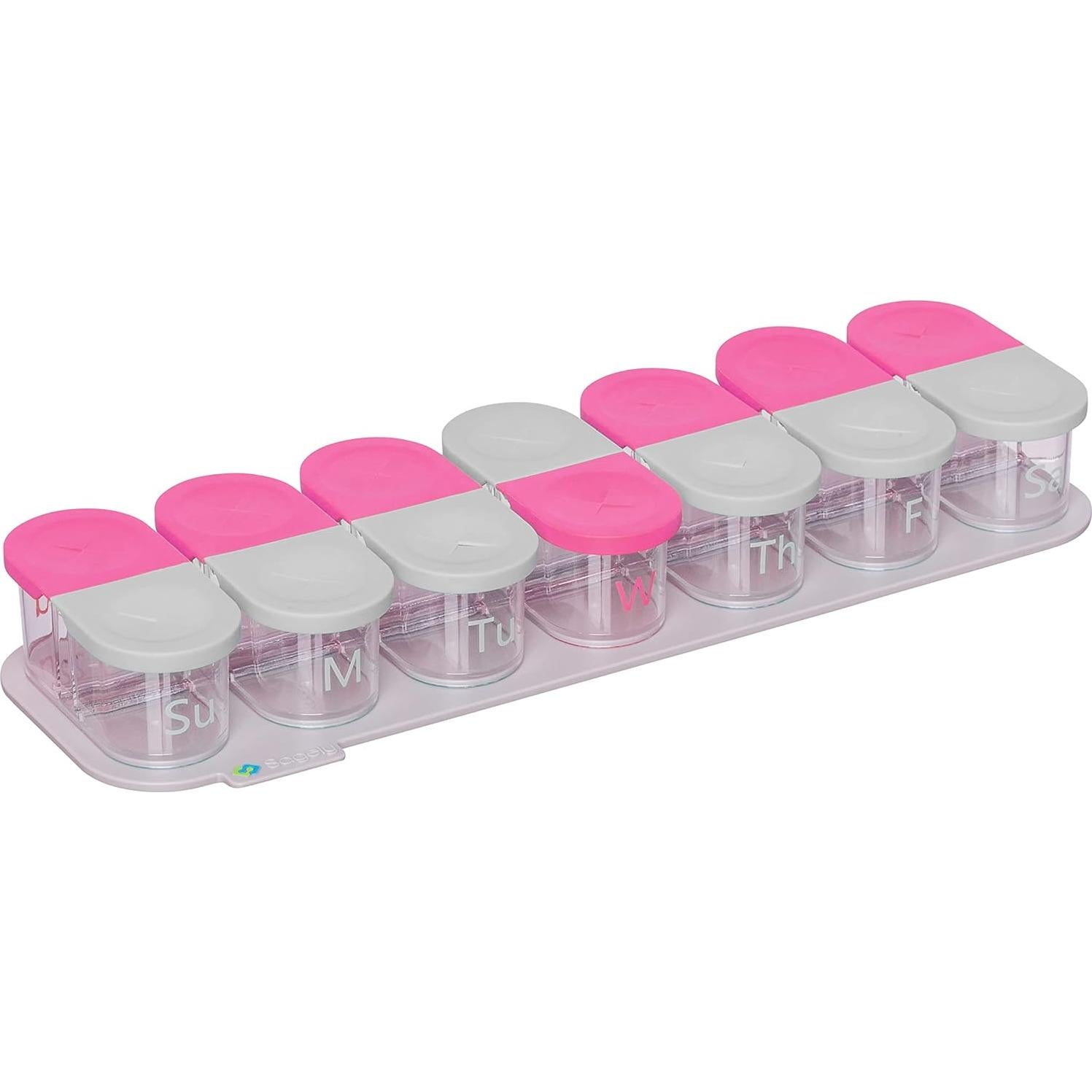 Organizador Semanal de Pastillas Sagely Smart XL - 7 días AM/PM