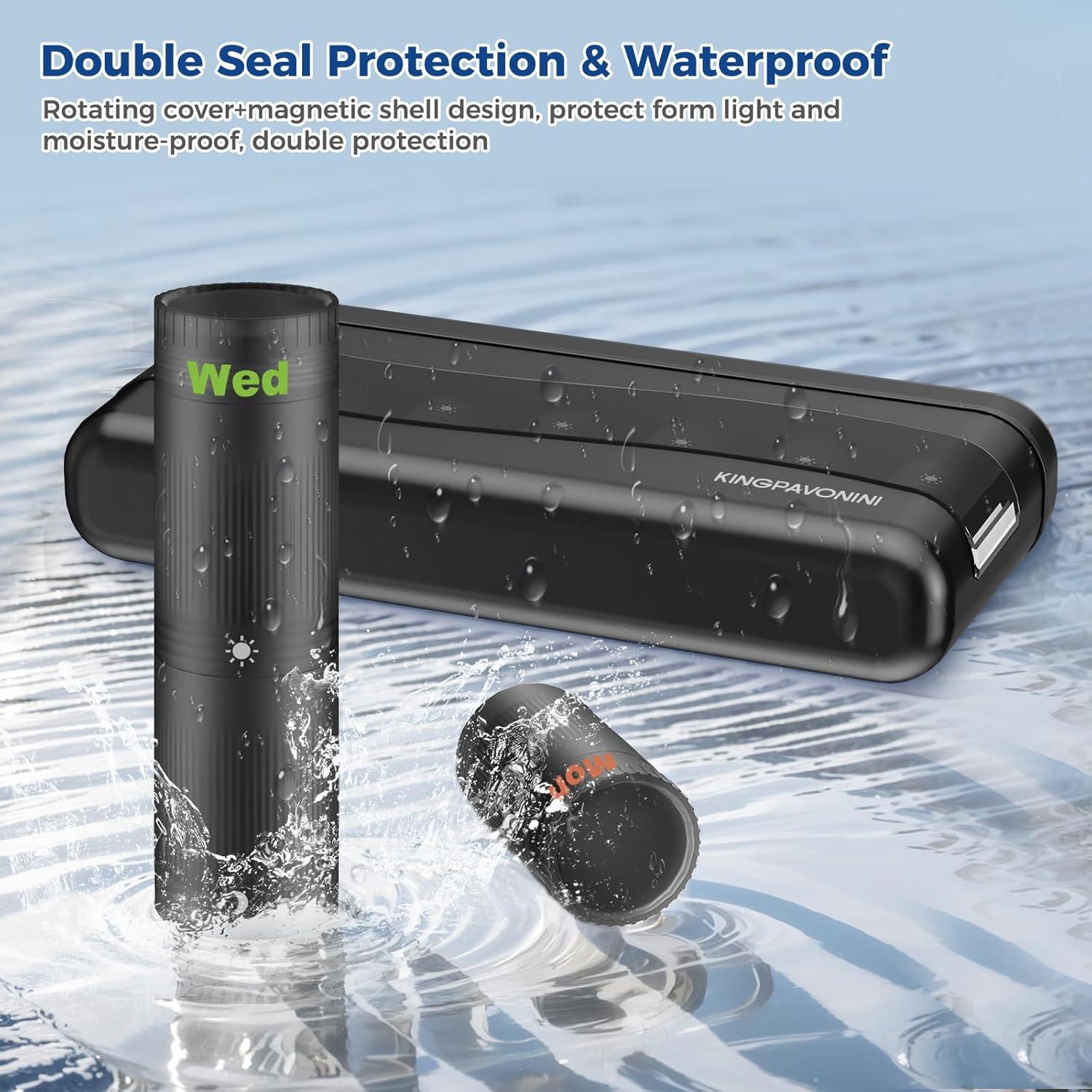 Organizador Semanal de Pastillas KingPavonini 2/3 Veces al Día