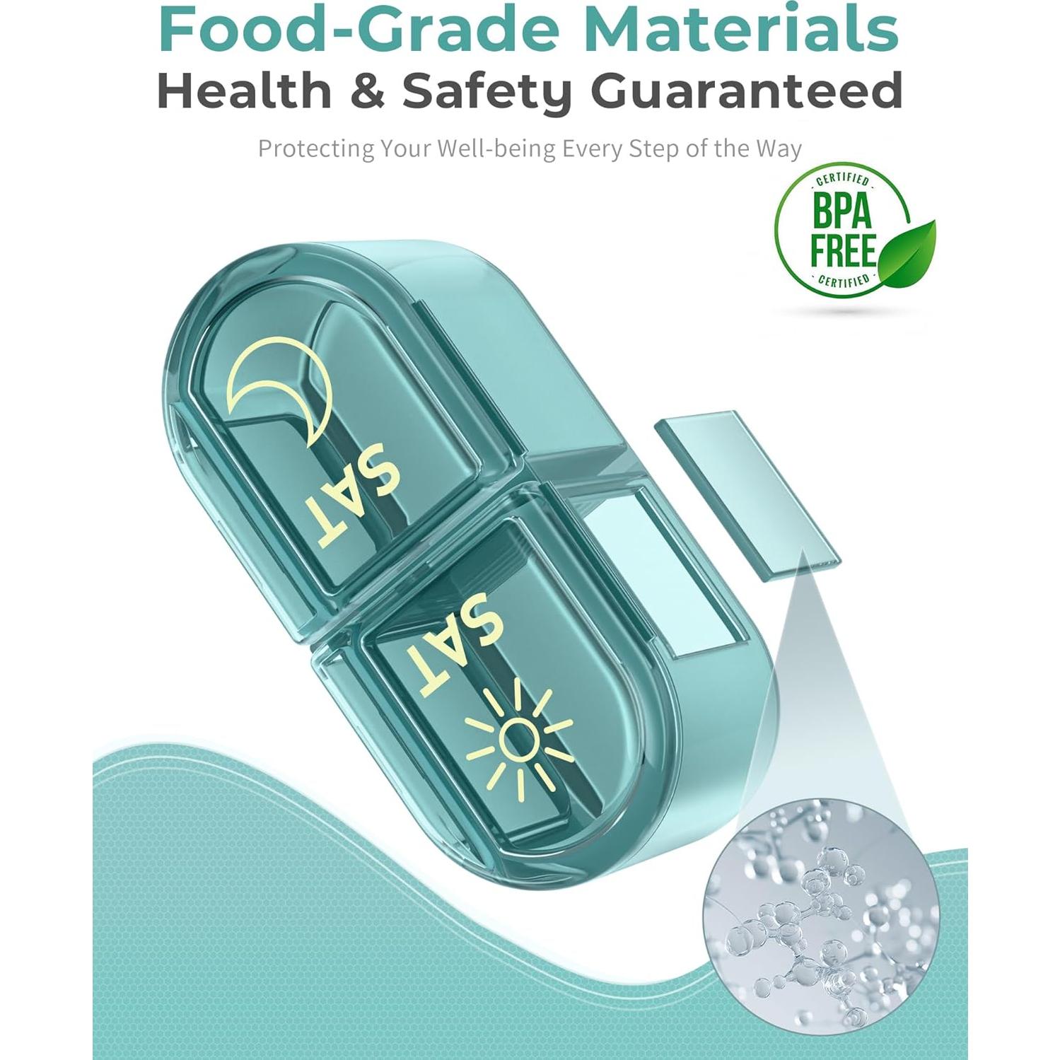 Organizador de Pastillas Semanal Pillex 14 Compartimentos AM PM