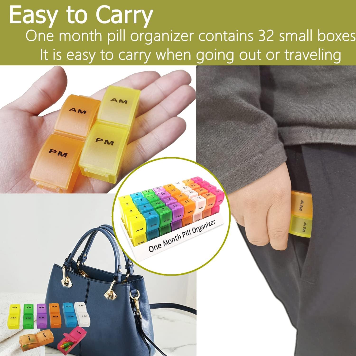 Organizador Mensual de Pastillas NewgGra AM/PM 31 Días