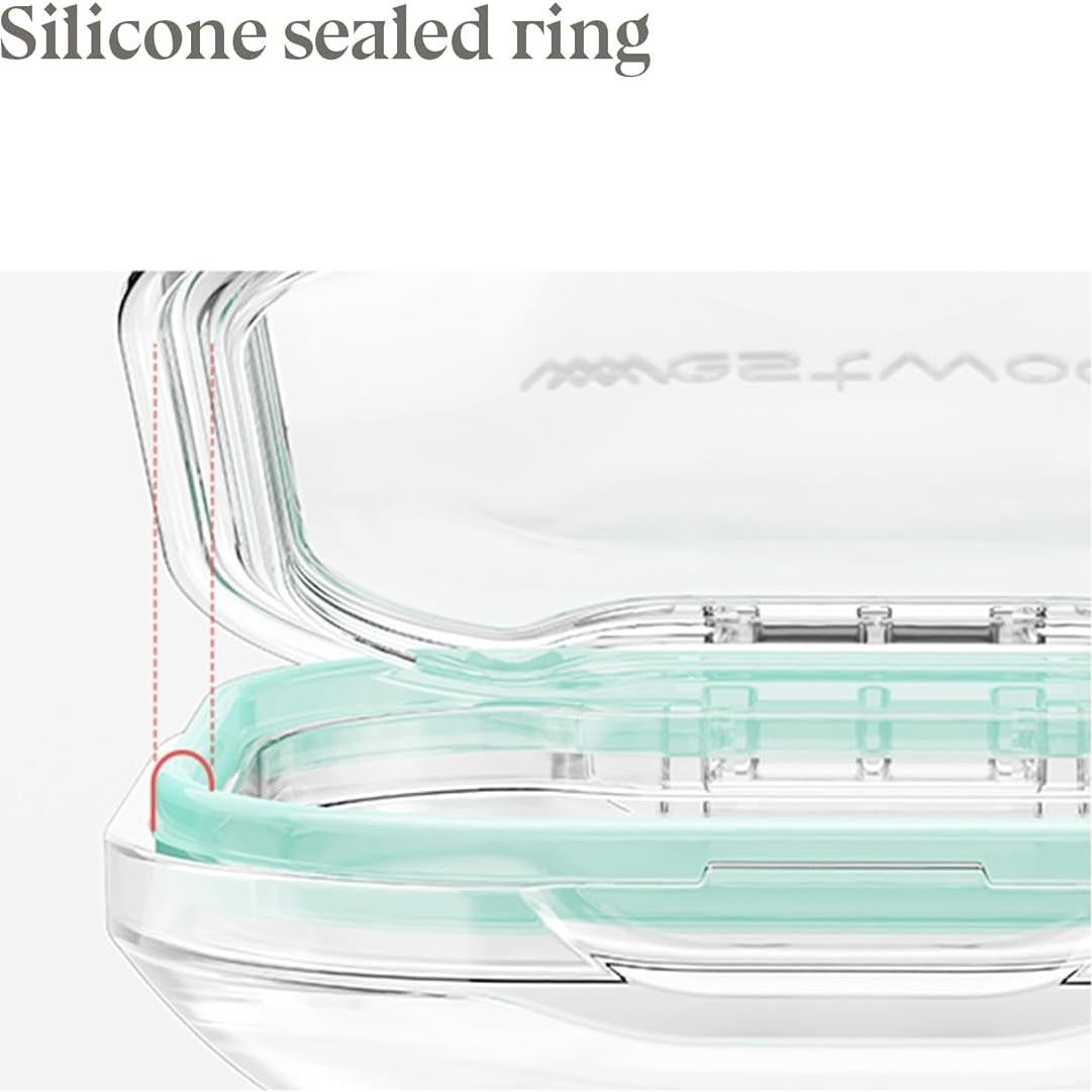 Organizador de Pastillas Rosa Crafts Stone 4 Compartimentos