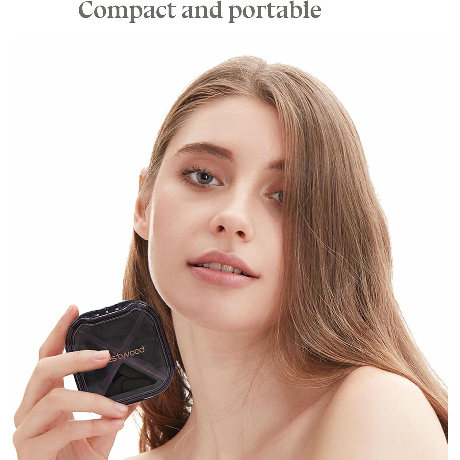 Organizador de Pastillas Rosa Crafts Stone 4 Compartimentos