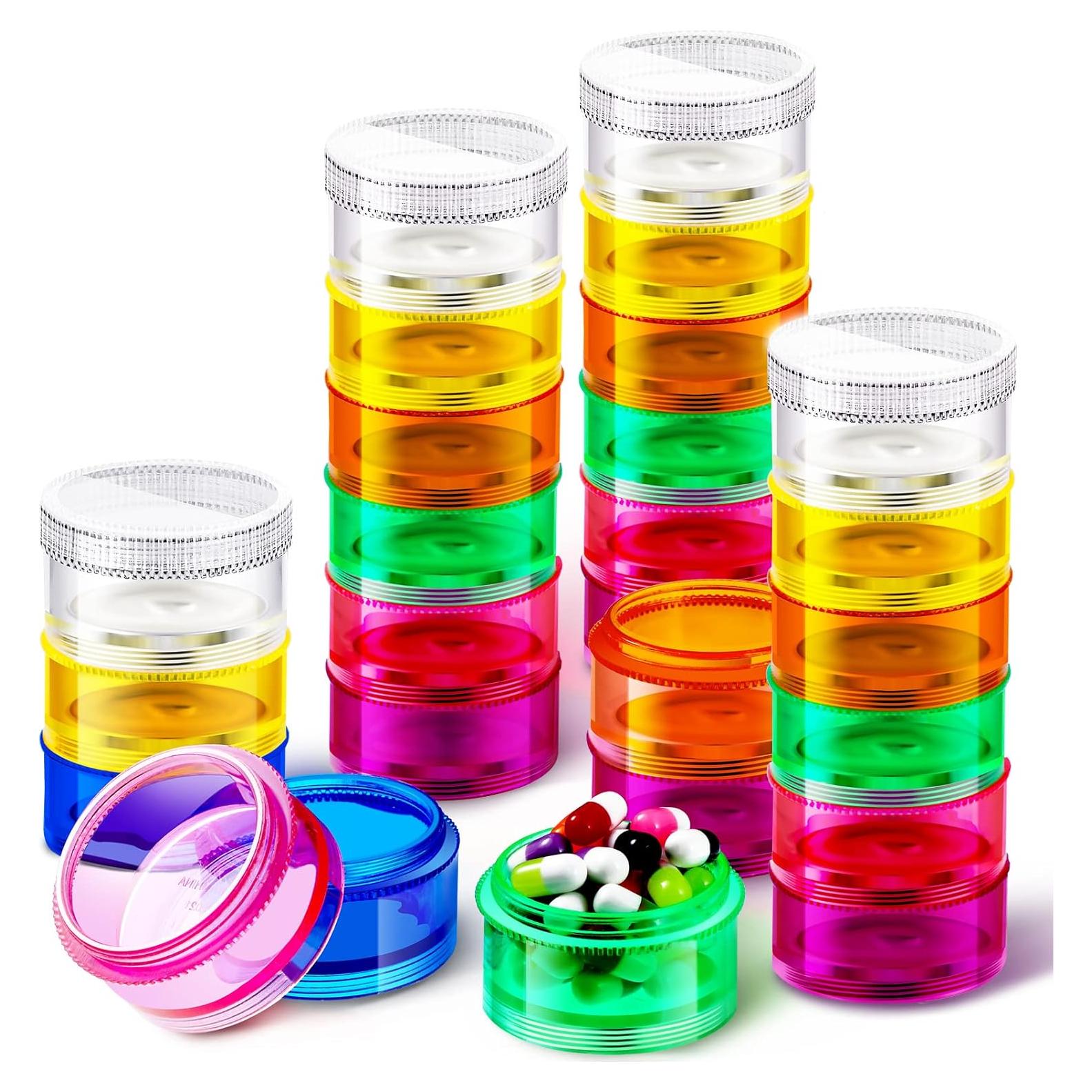 Organizador de Pastillas Apilable Sieral 7 Días 7 Compartimentos