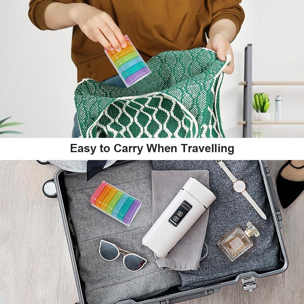 Organizador de Pastillas Diarias HRX 7 Días 14 Compartimentos