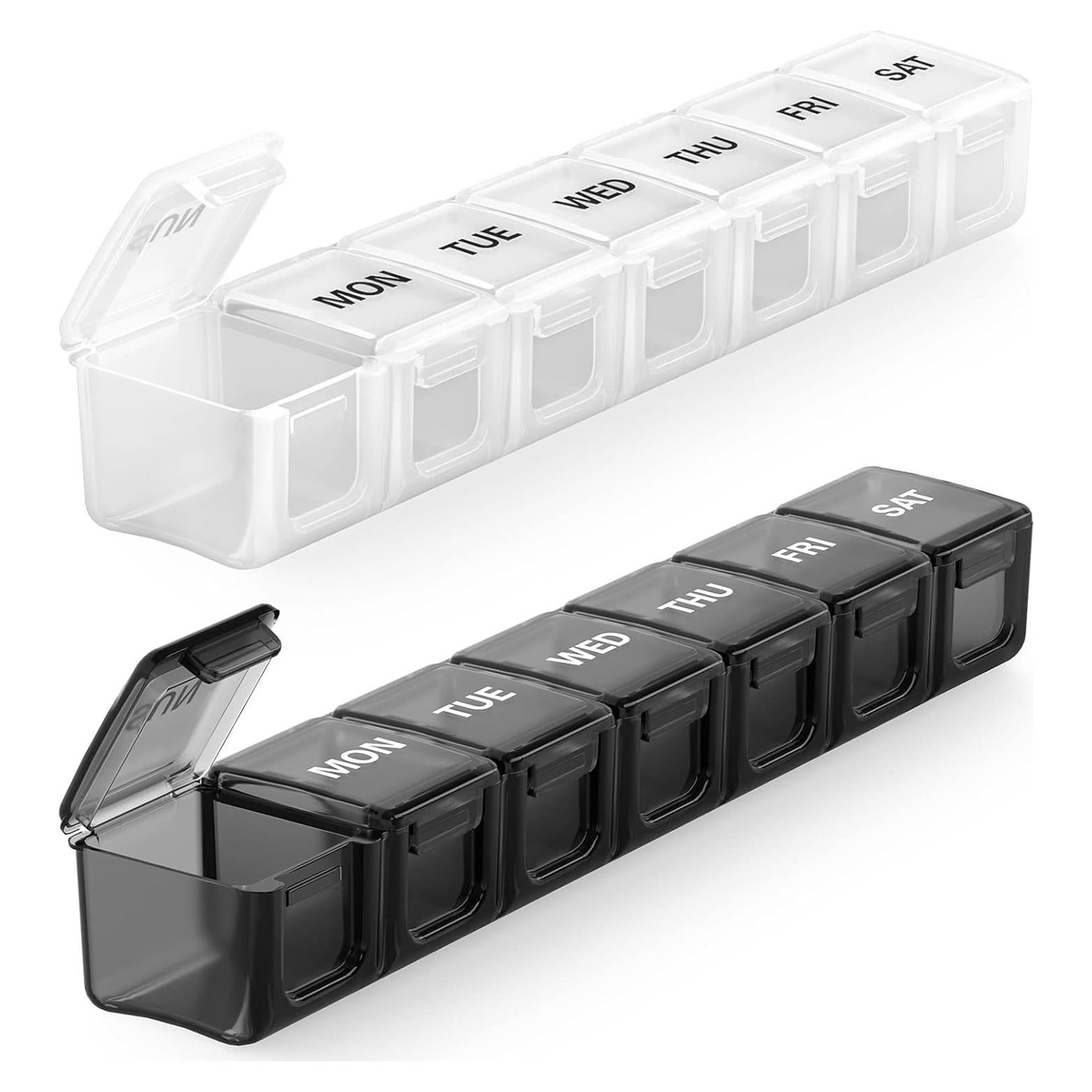 Organizador de Pastillas Semanal Sukuos 2 Pcs Extra Grande