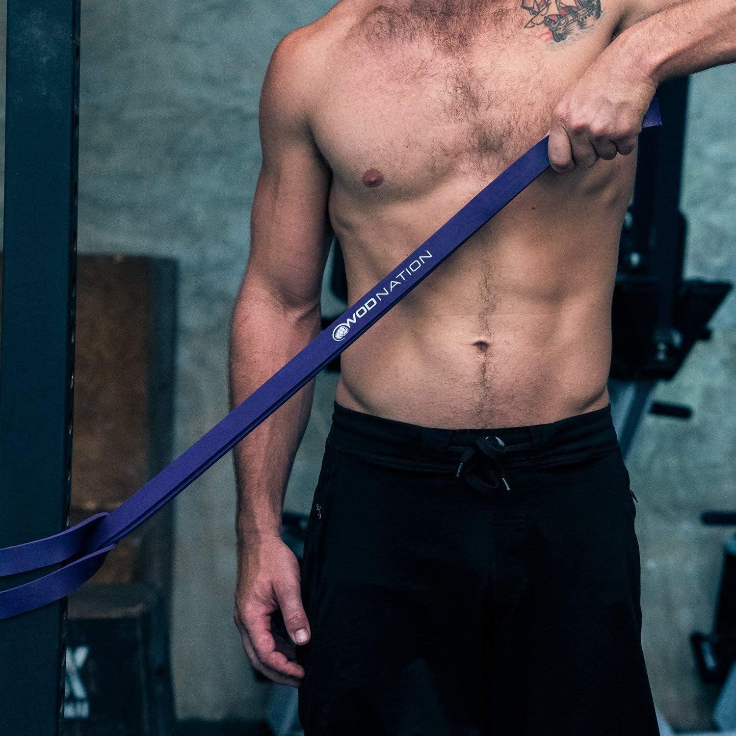 Banda de Resistencia WOD Nation Púrpura 40-80 lbs 41"