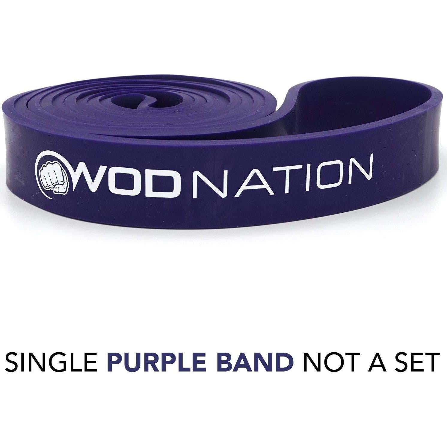 Banda de Resistencia WOD Nation Púrpura 40-80 lbs 41"