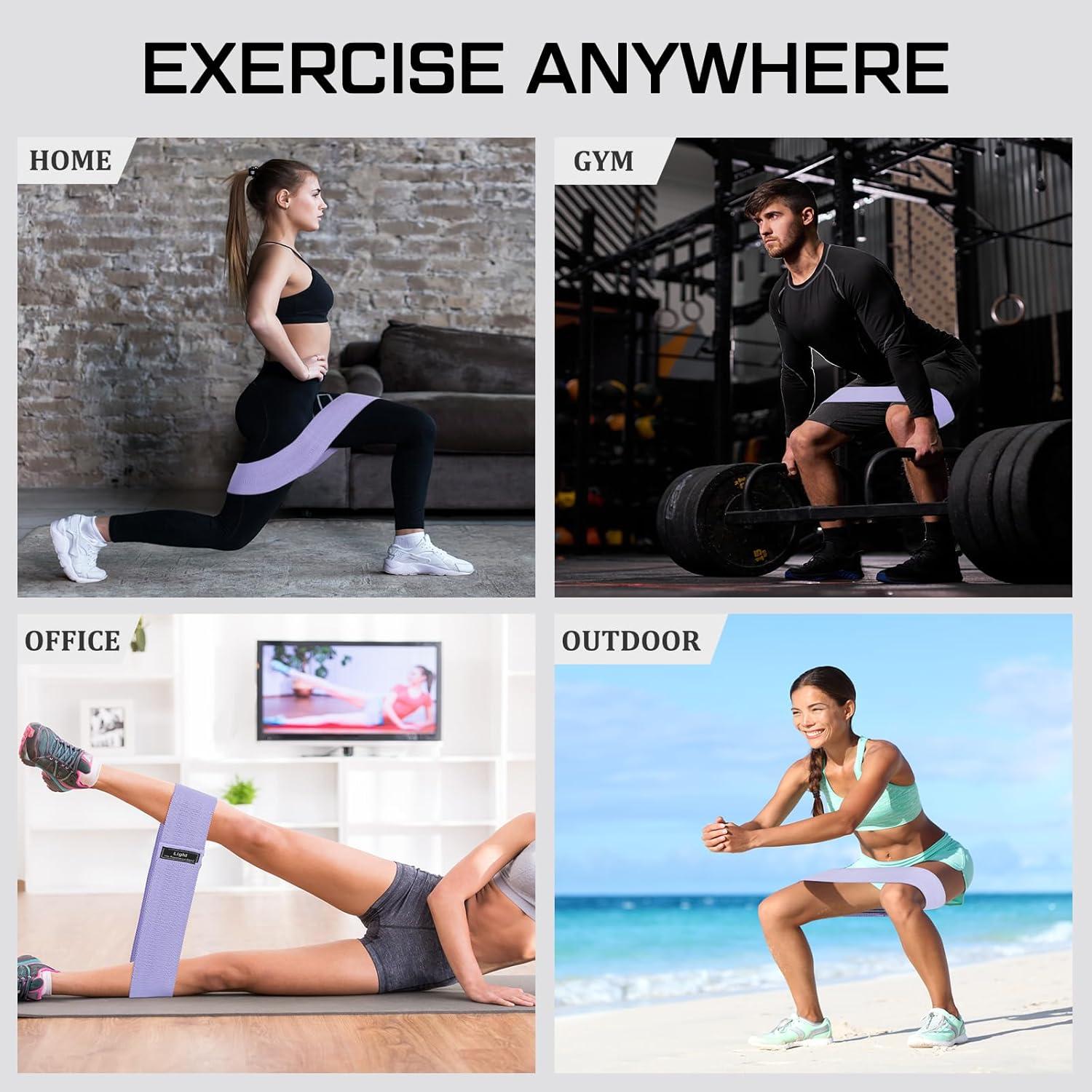 Juego de 12 Bandas de Resistencia Lenwen para Ejercicio