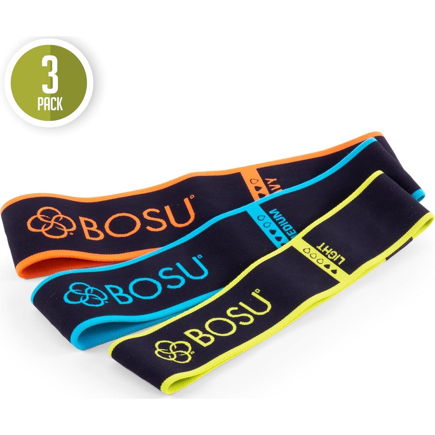 Banda de Resistencia de Tela BOSU - Paquete de 3 Niveles