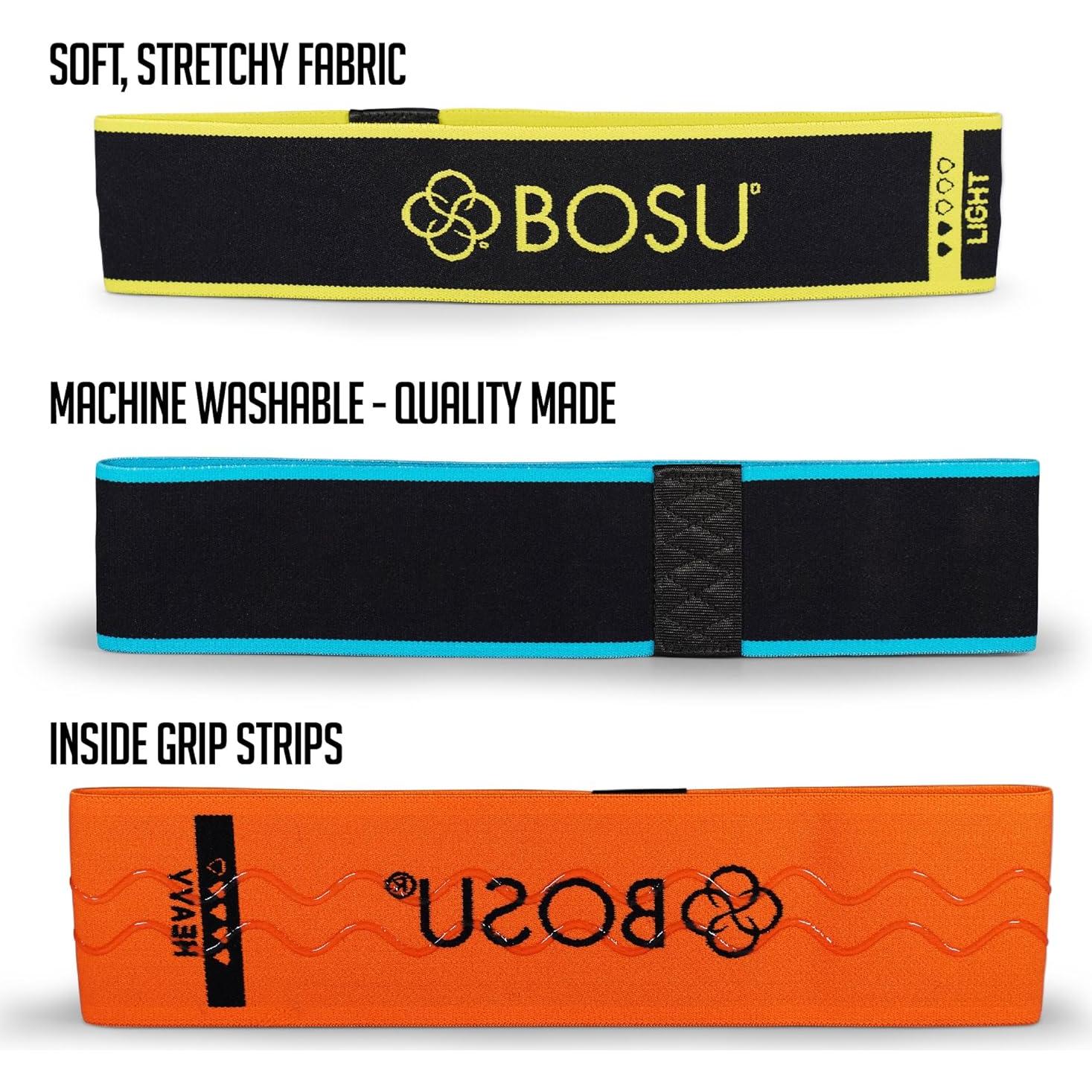 Banda de Resistencia de Tela BOSU - Paquete de 3 Niveles