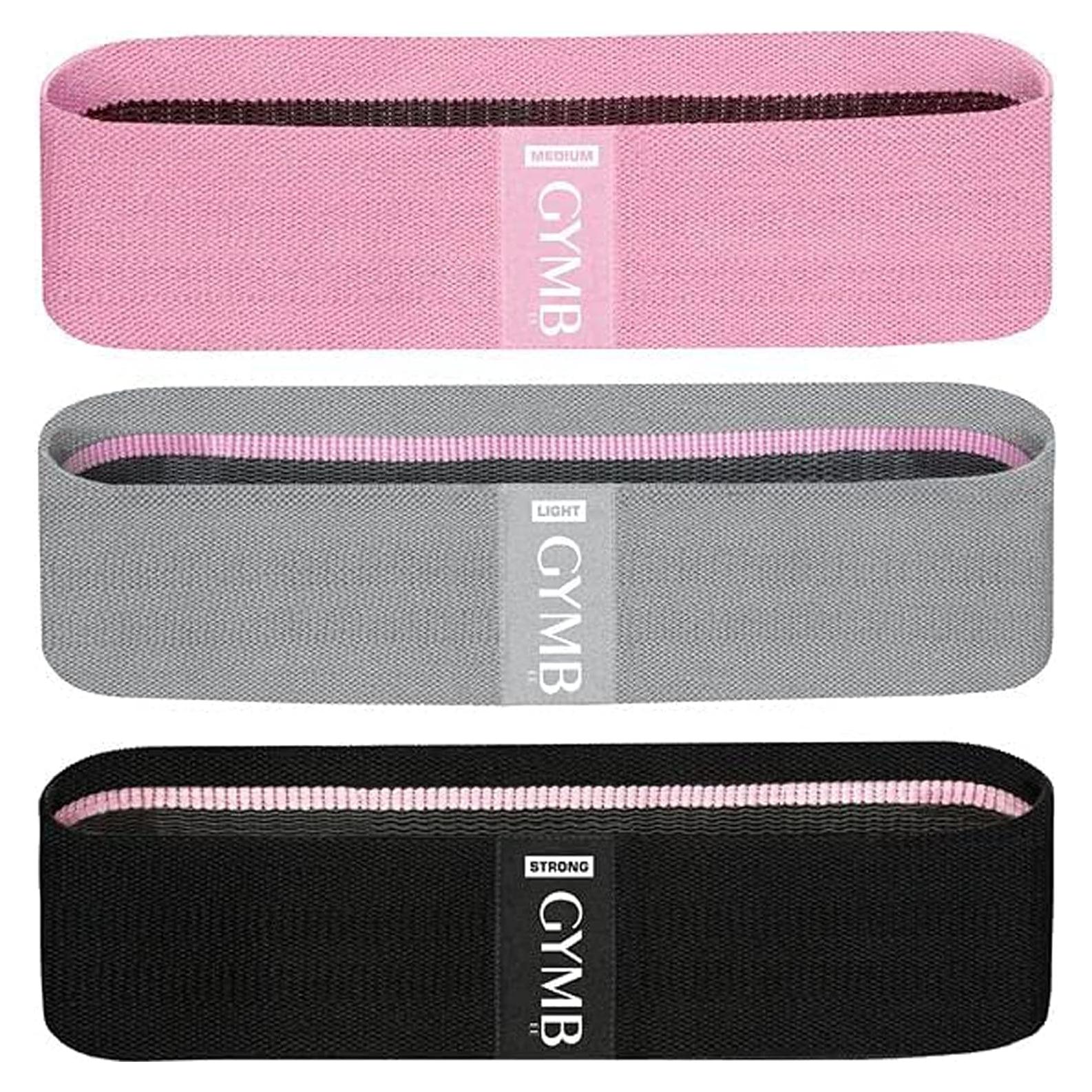 Bandas de Resistencia Gymbee - 3 Niveles para Ejercicio y Pilates