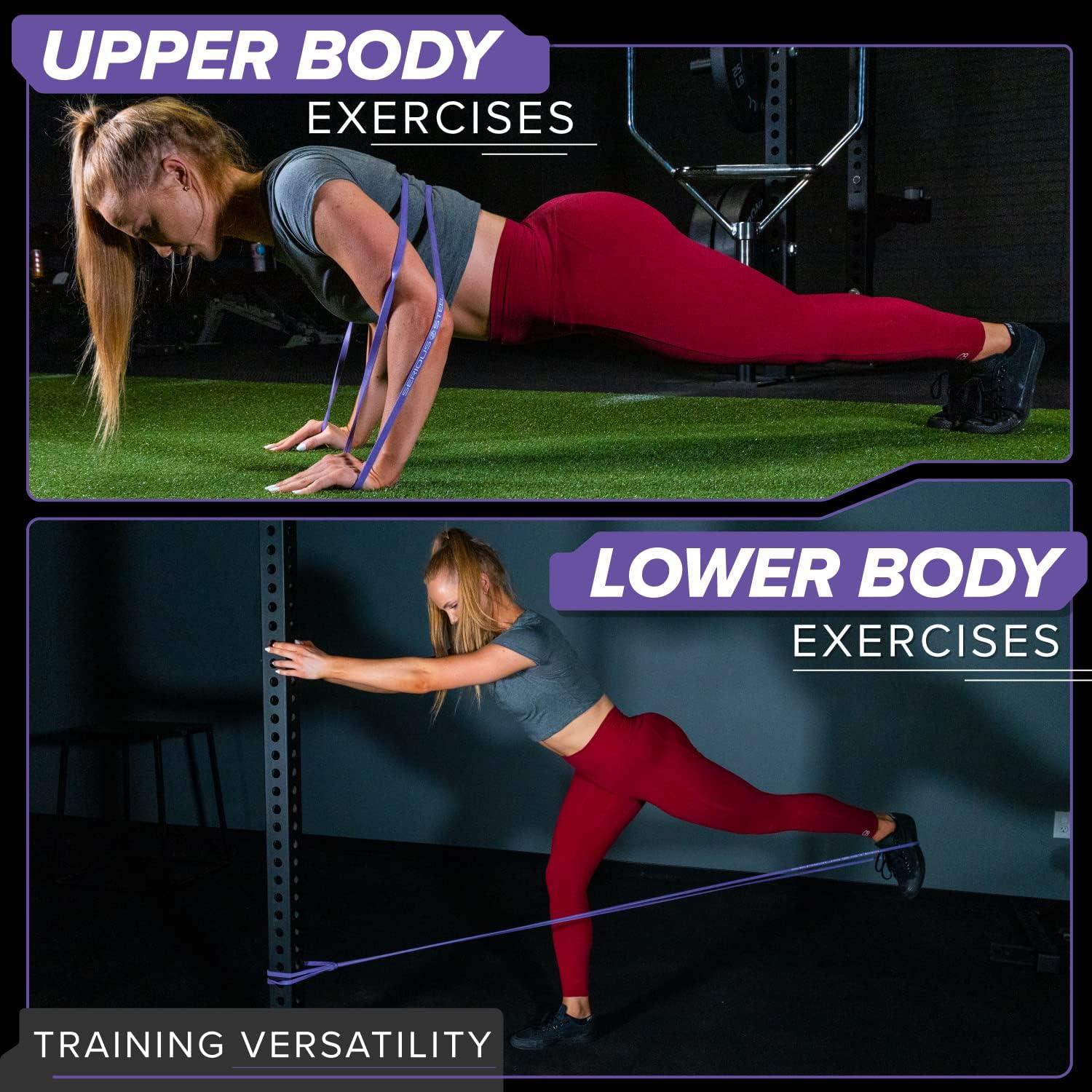 Banda de Pull-Up Asistida Serious Steel Fitness Morada 41"