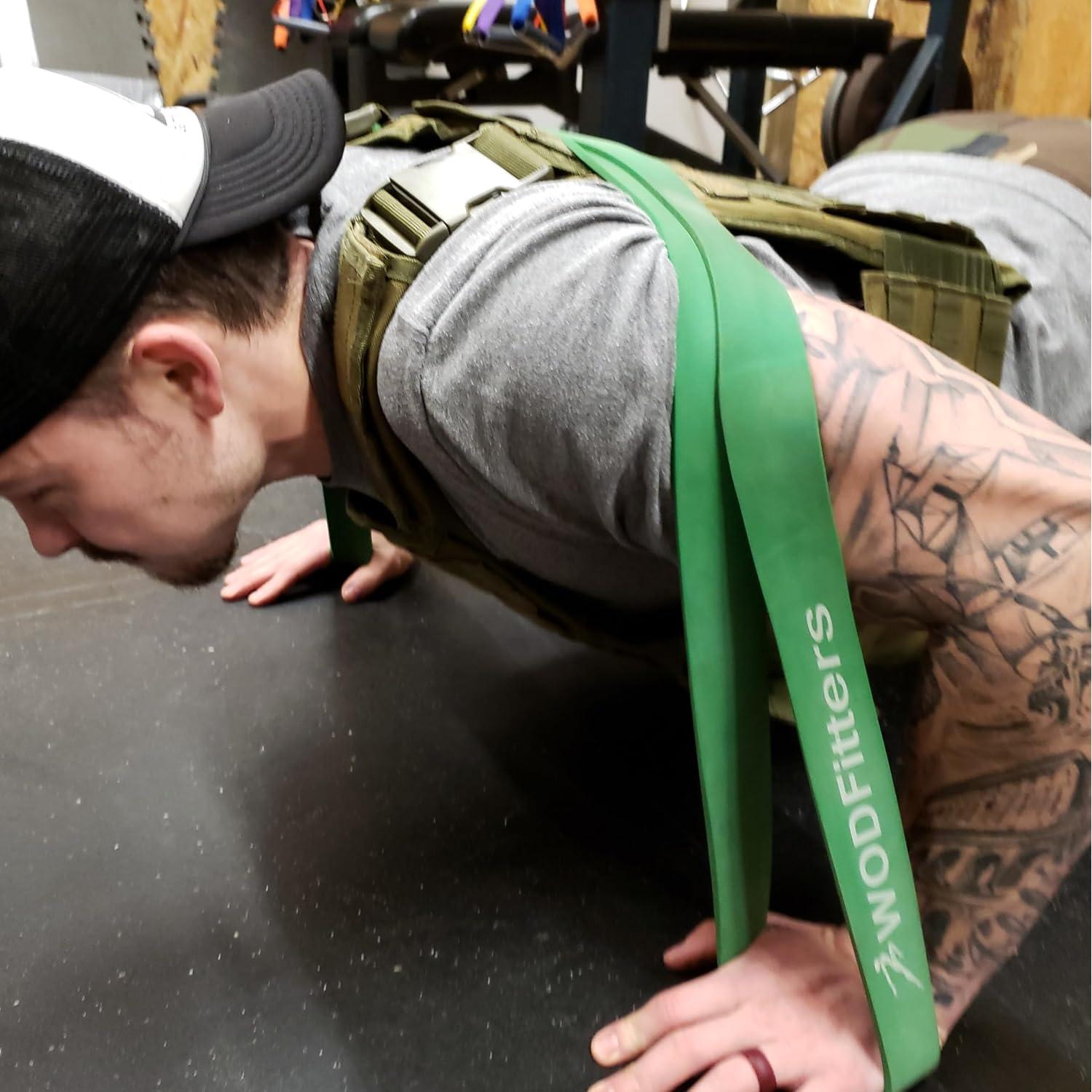 Banda de Resistencia WODFitters - Conjunto de 4 Bandas para Fitness