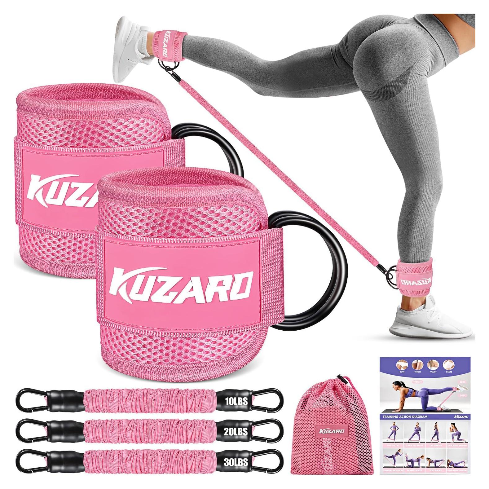 Bandas de Resistencia para Tobillos KUZARO - 3 Niveles 4.5-13.6 kg