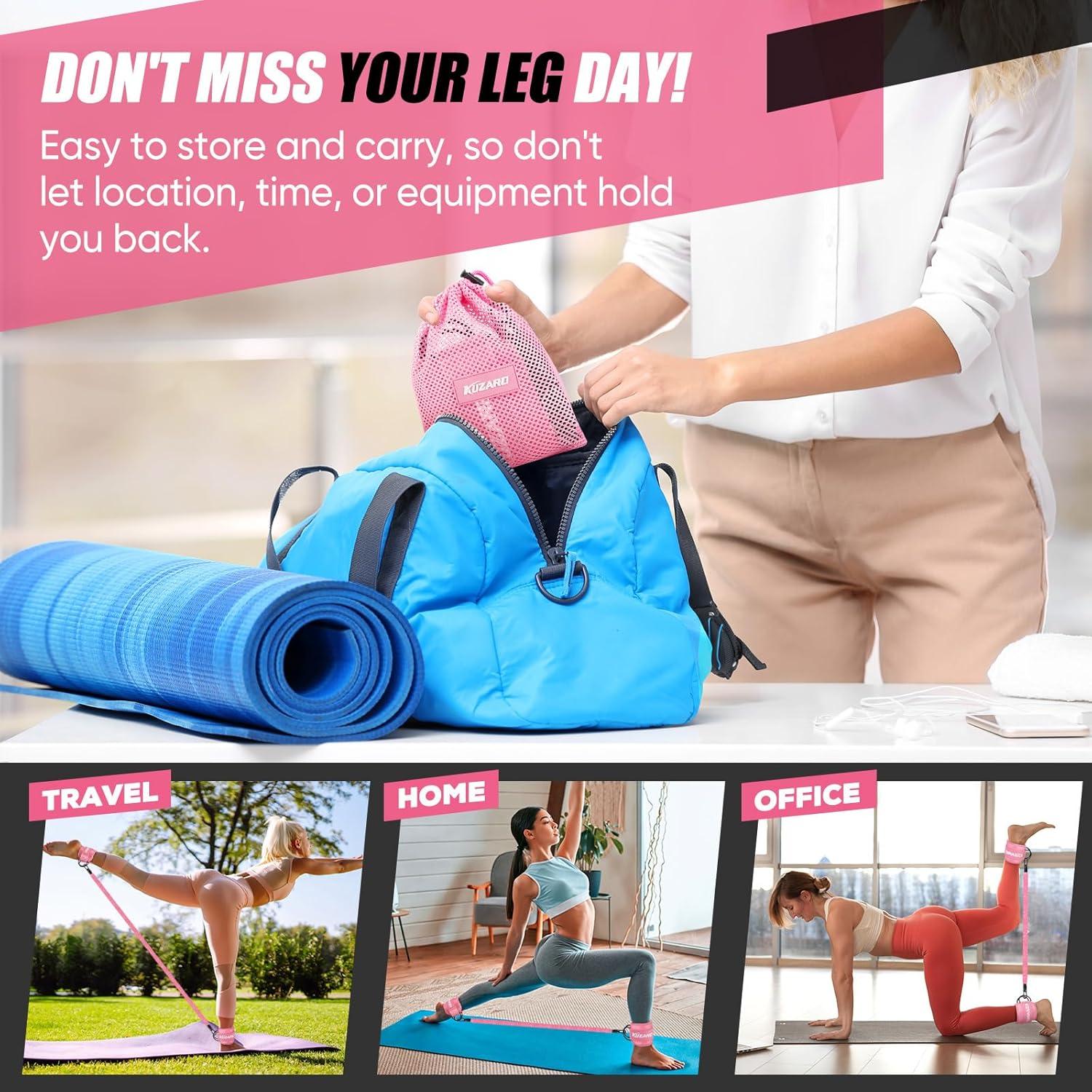 Bandas de Resistencia para Tobillos KUZARO - 3 Niveles 4.5-13.6 kg