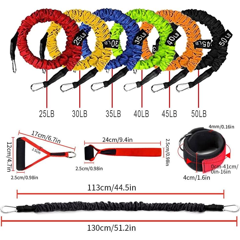 Banda de Resistencia Ajustable Sunsign - 6 Niveles, 1.19 kg