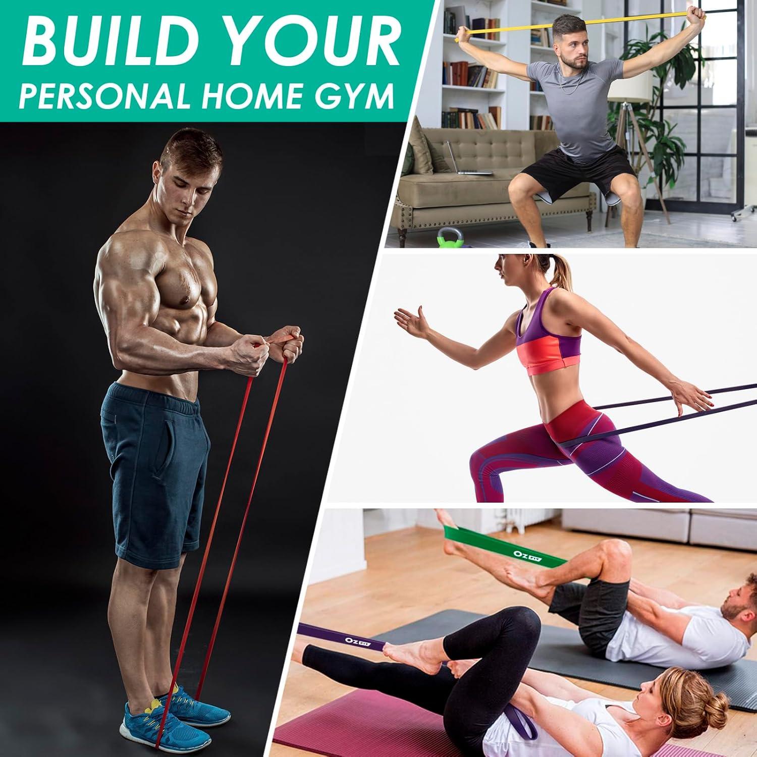 Bandas de Resistencia OZFIT - 5 Niveles para Entrenamiento