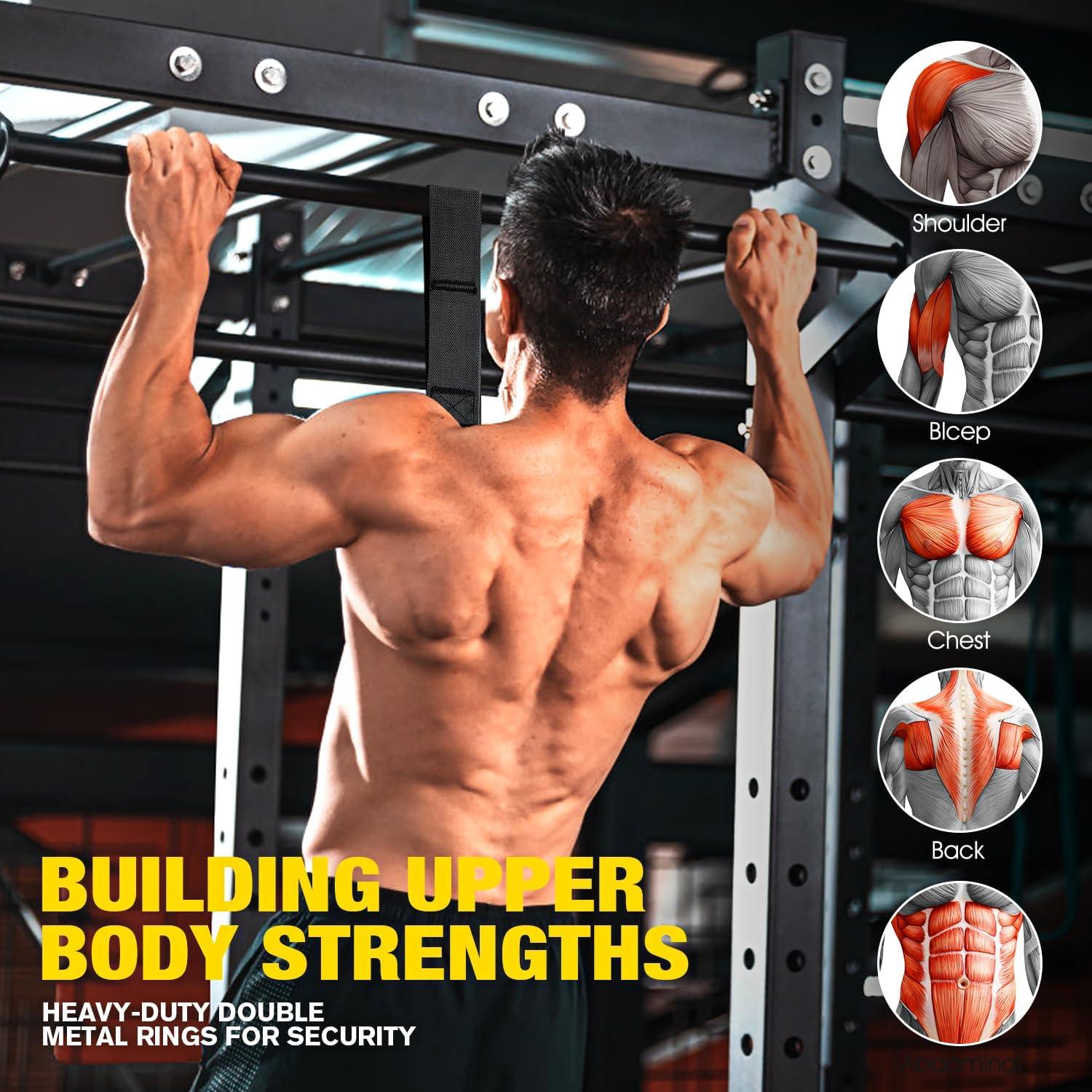 Bandas de Asistencia para Dominadas Ayombo - 4 Niveles de Resistencia