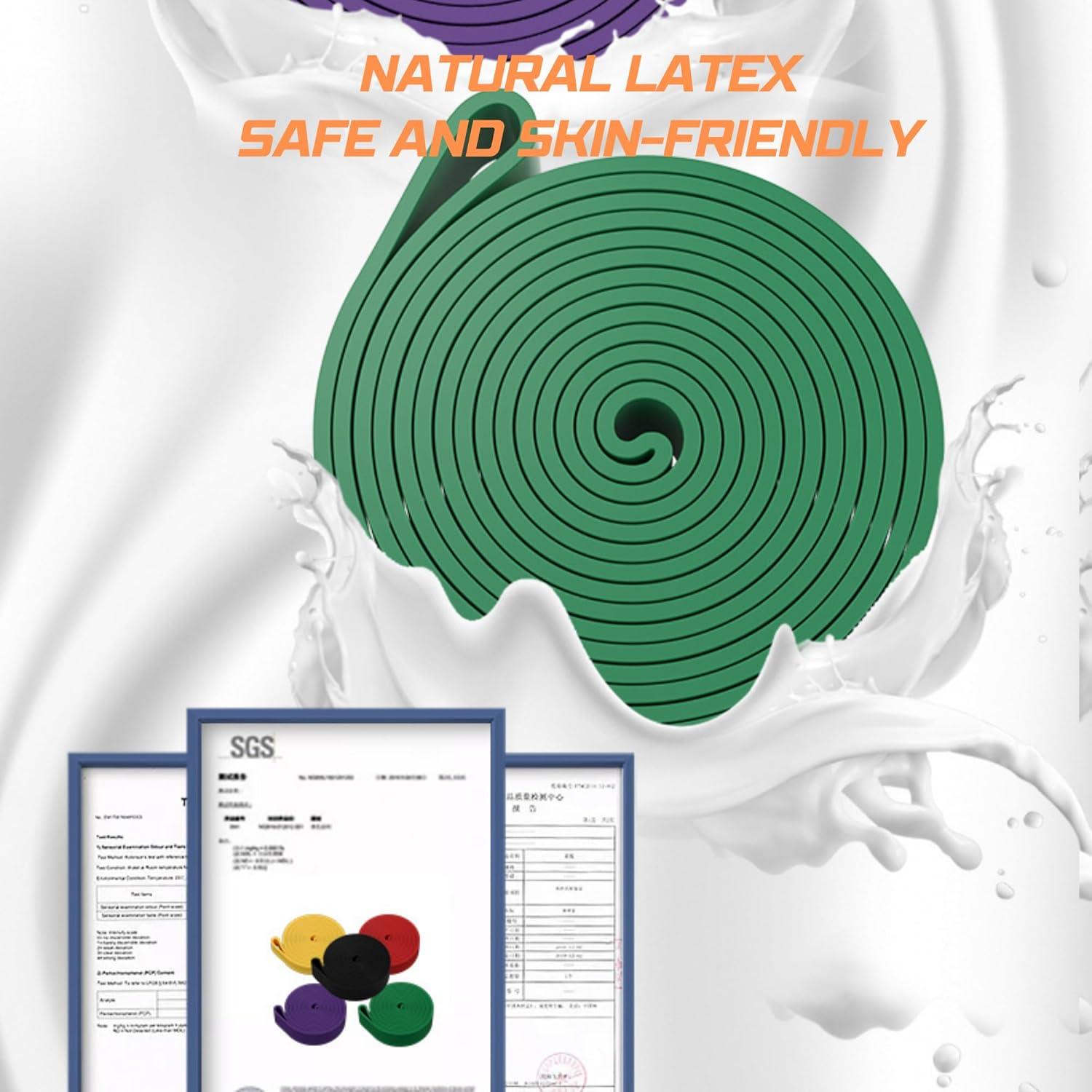 Bandas de Resistencia FeeNex - Set de 5 Niveles para Fitness