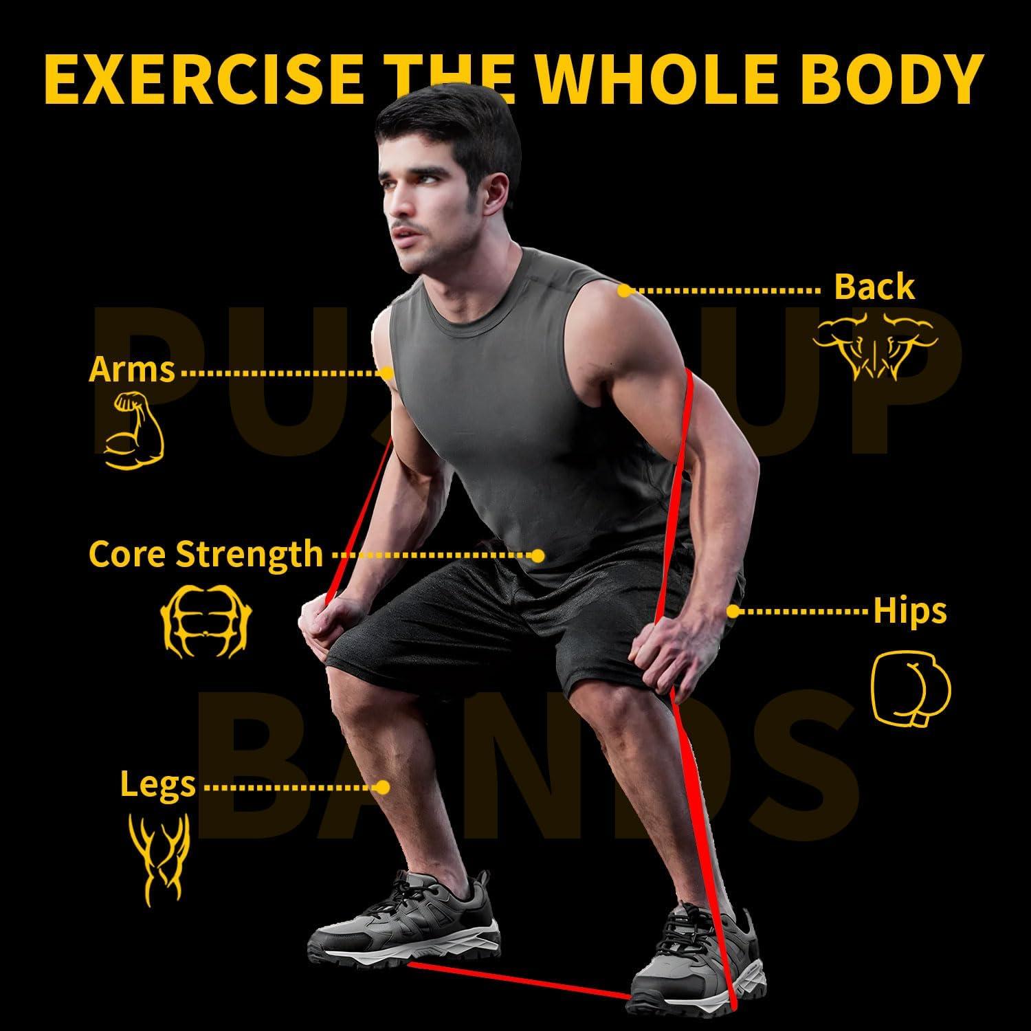 Bandas de Resistencia KANGFITER 3 Niveles para Entrenamiento