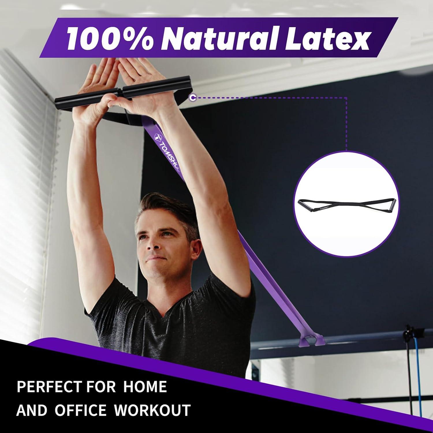 Bandas de Resistencia TOMSHOO 7 en 1 con Mangos y Ancla