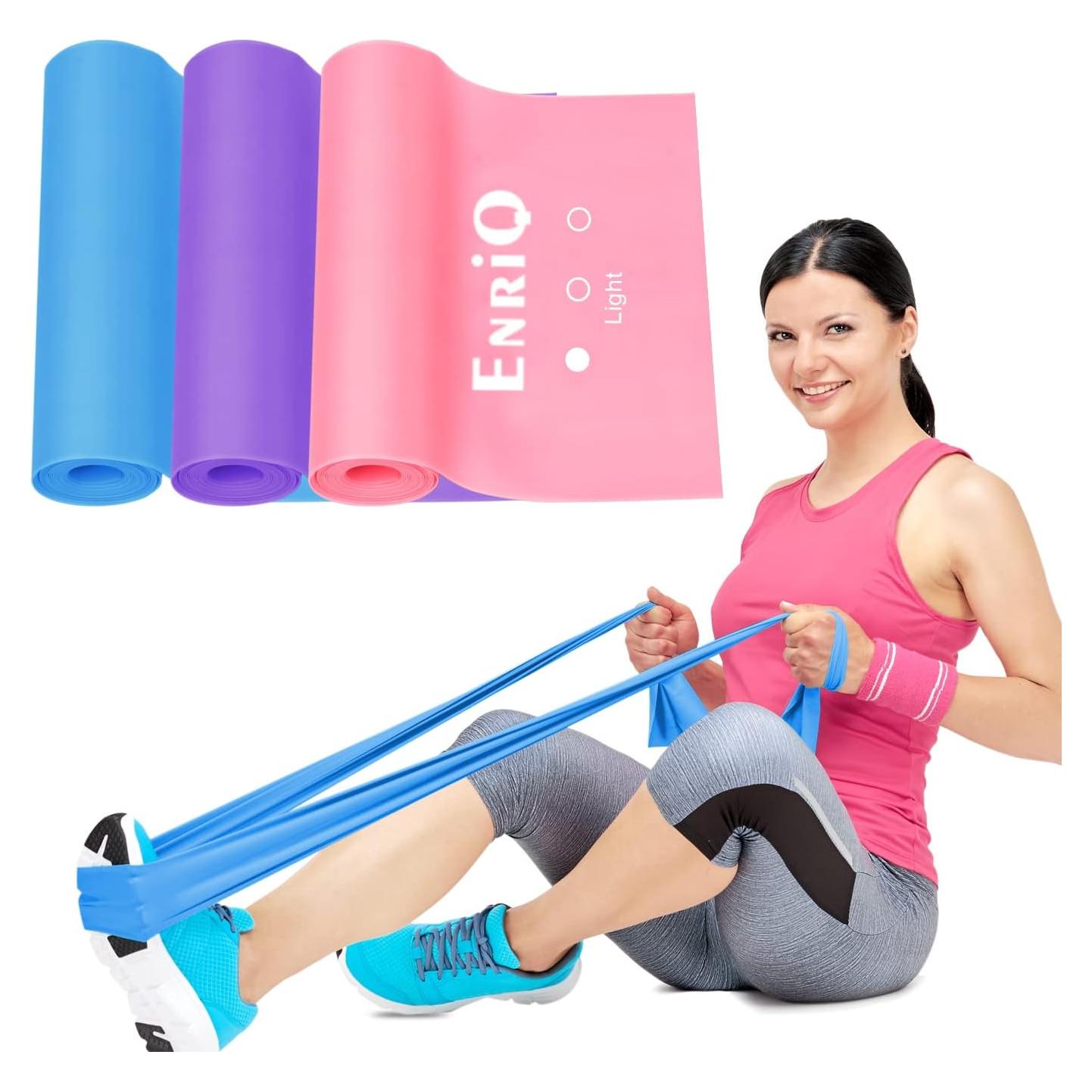 Juego de 3 Bandas de Resistencia EnriQ - Sin Látex, 1.80 m
