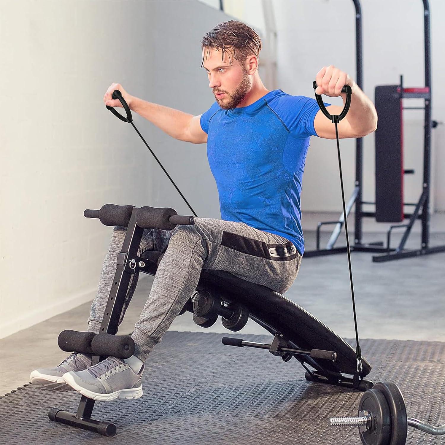 Bandas de Resistencia IMIKEYA con Mangos para Entrenamiento