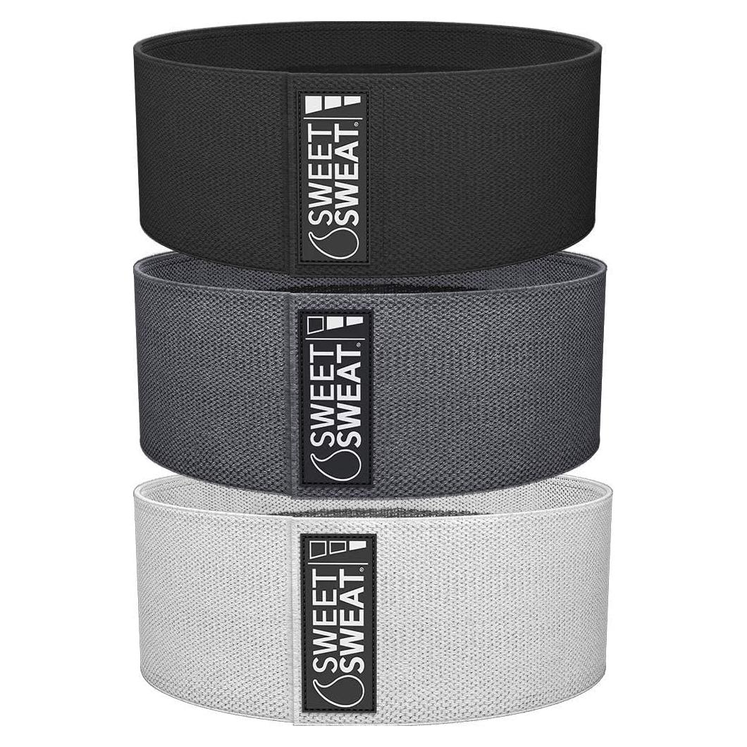 Bandas de Cadera Sweet Sweat - 3 Niveles de Resistencia Antideslizantes