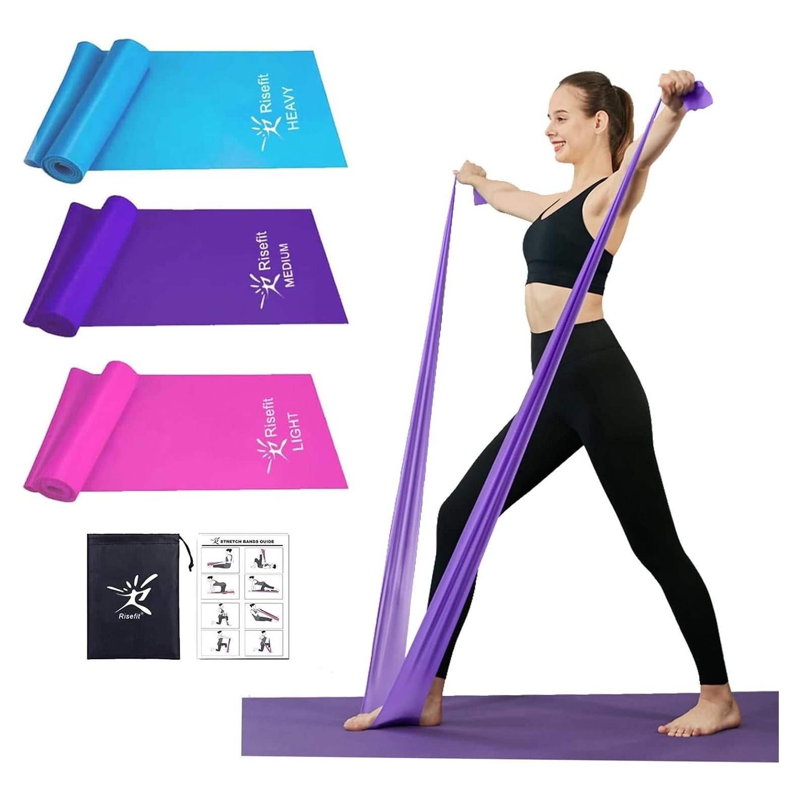 Juego de Bandas de Resistencia Risefit 3 Niveles Sin Látex