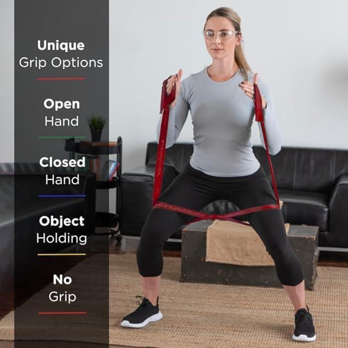 Banda de Resistencia THERABAND CLX Roja y Verde Mediana Pesada