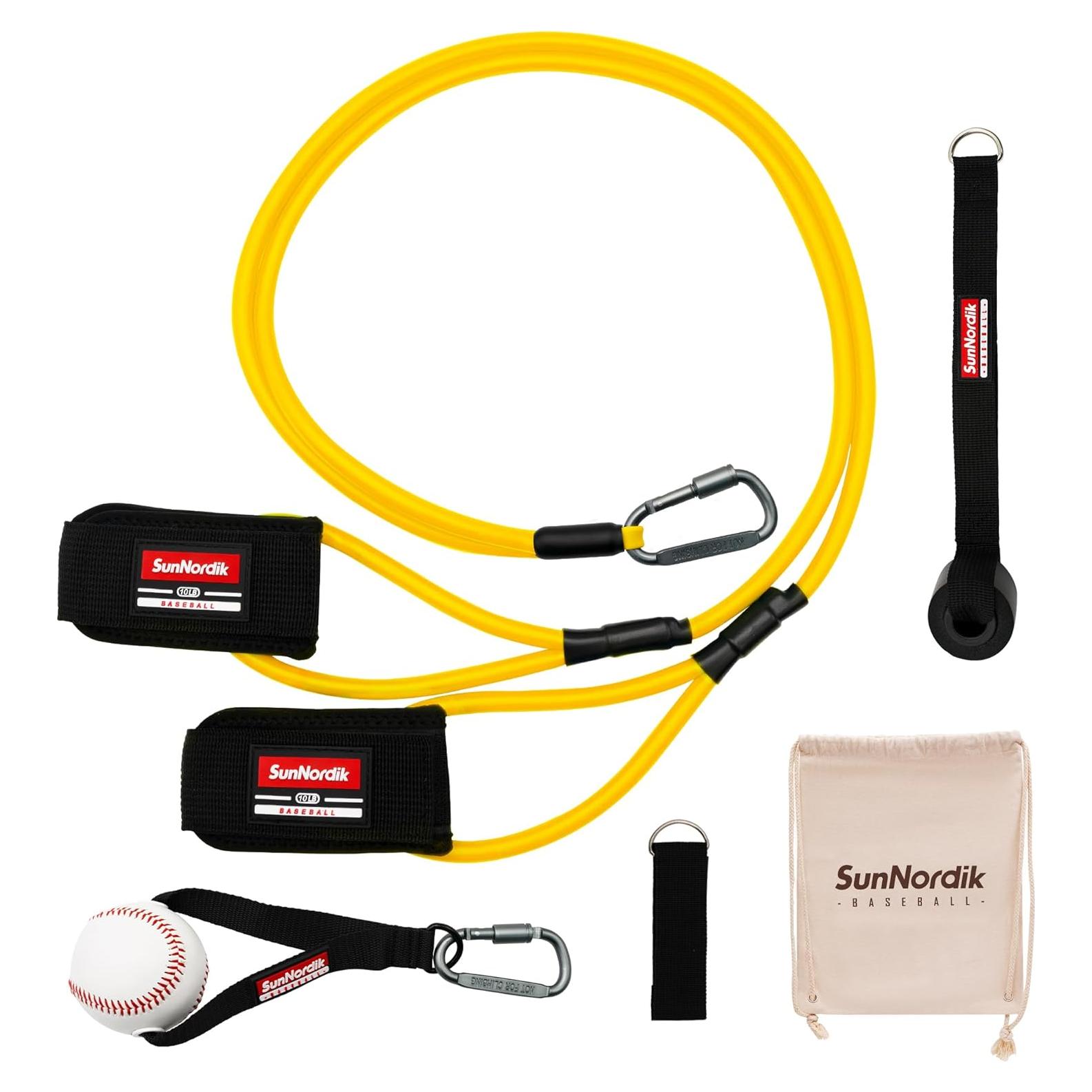 Bandas de Resistencia SunNordik para Entrenamiento de Béisbol 10LB