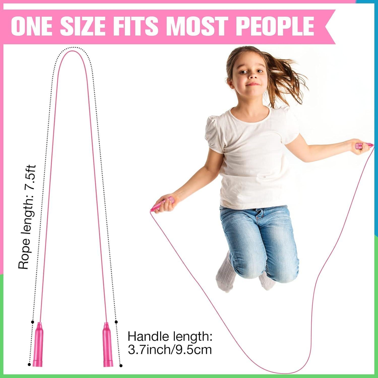 30 Cuerdas de Saltar Yunsailing Ajustables 2.29m Multicolor