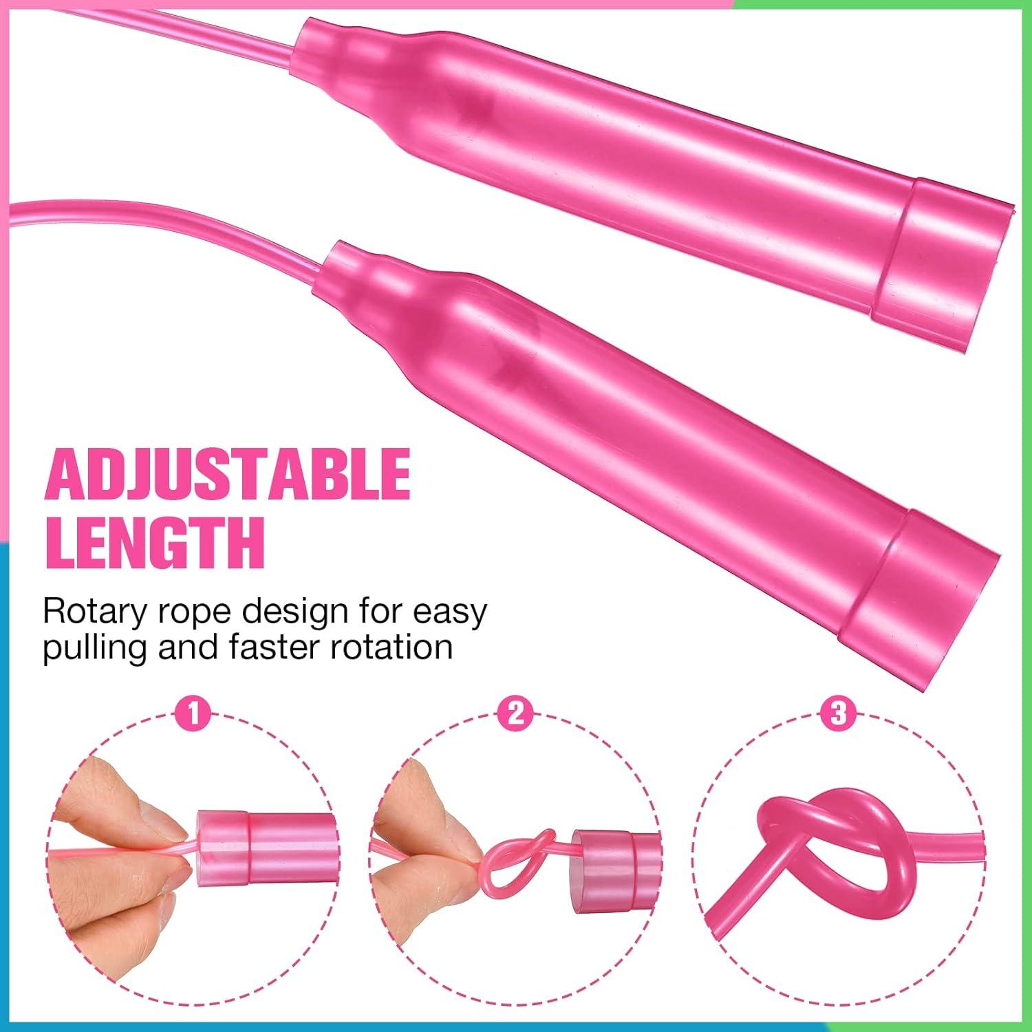 30 Cuerdas de Saltar Yunsailing Ajustables 2.29m Multicolor