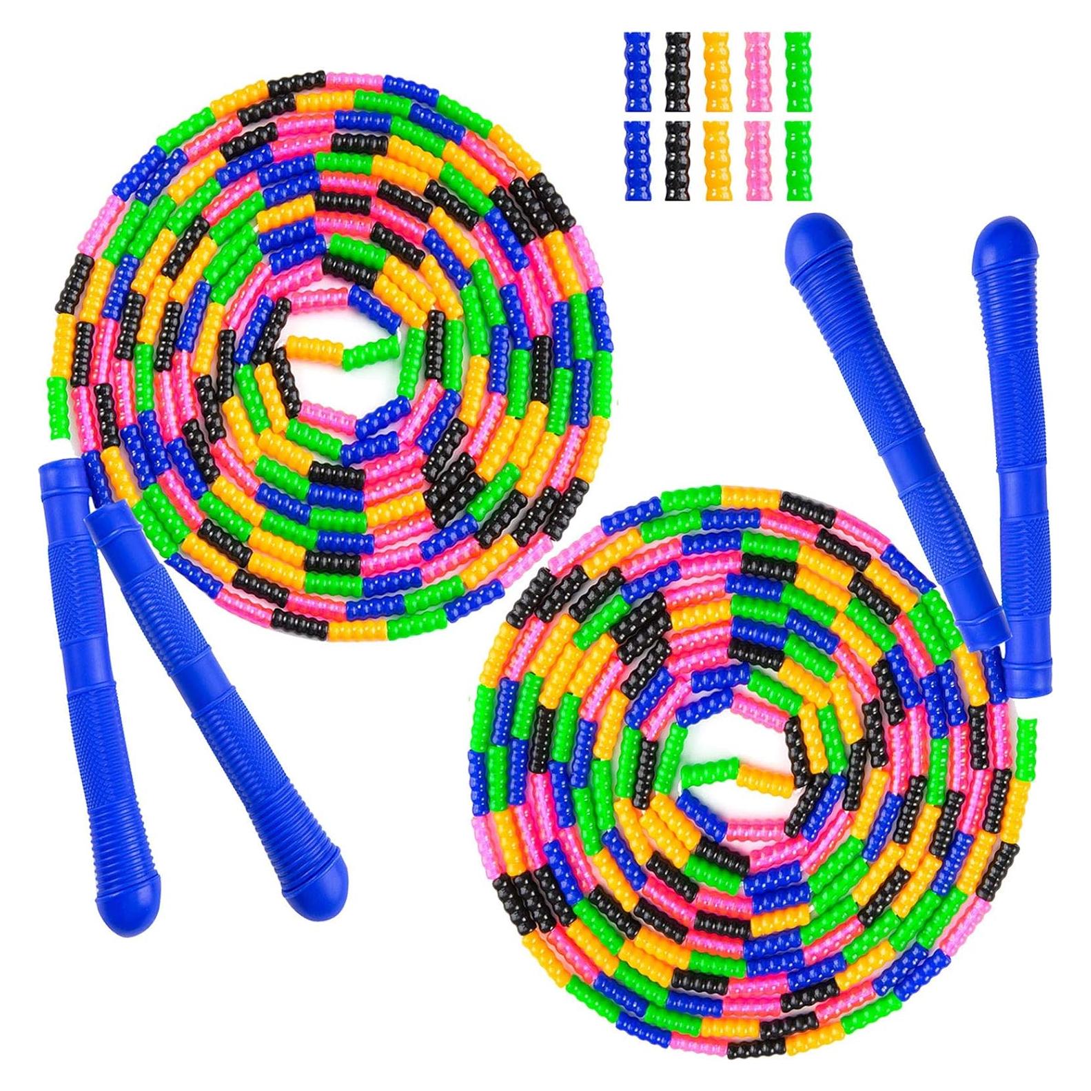 Cuerda de Saltar Doble Holandesa Beprezco 4.88 m Ajustable