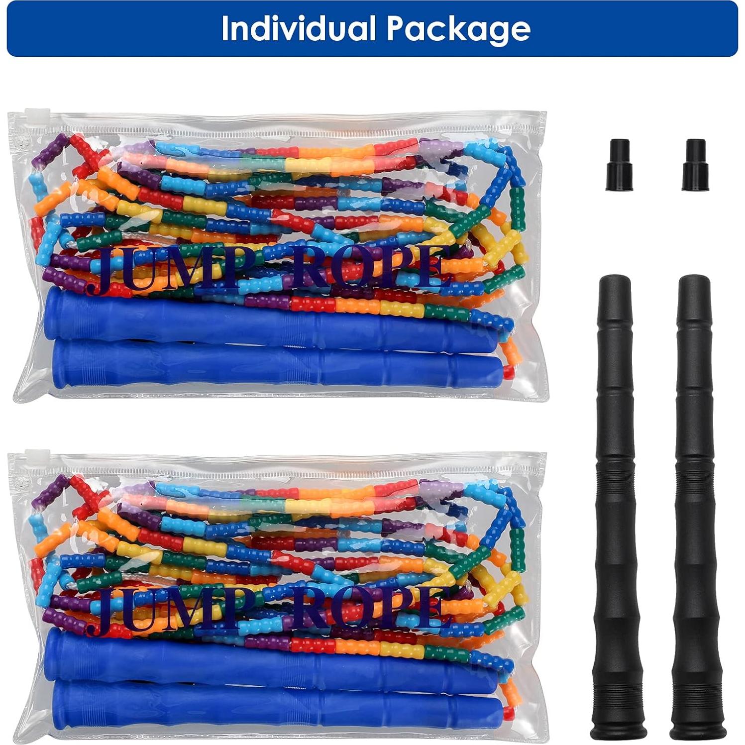 Cuerda de Salto Doble Holandesa Kingcolor 5m Ajustable 2 Paquetes