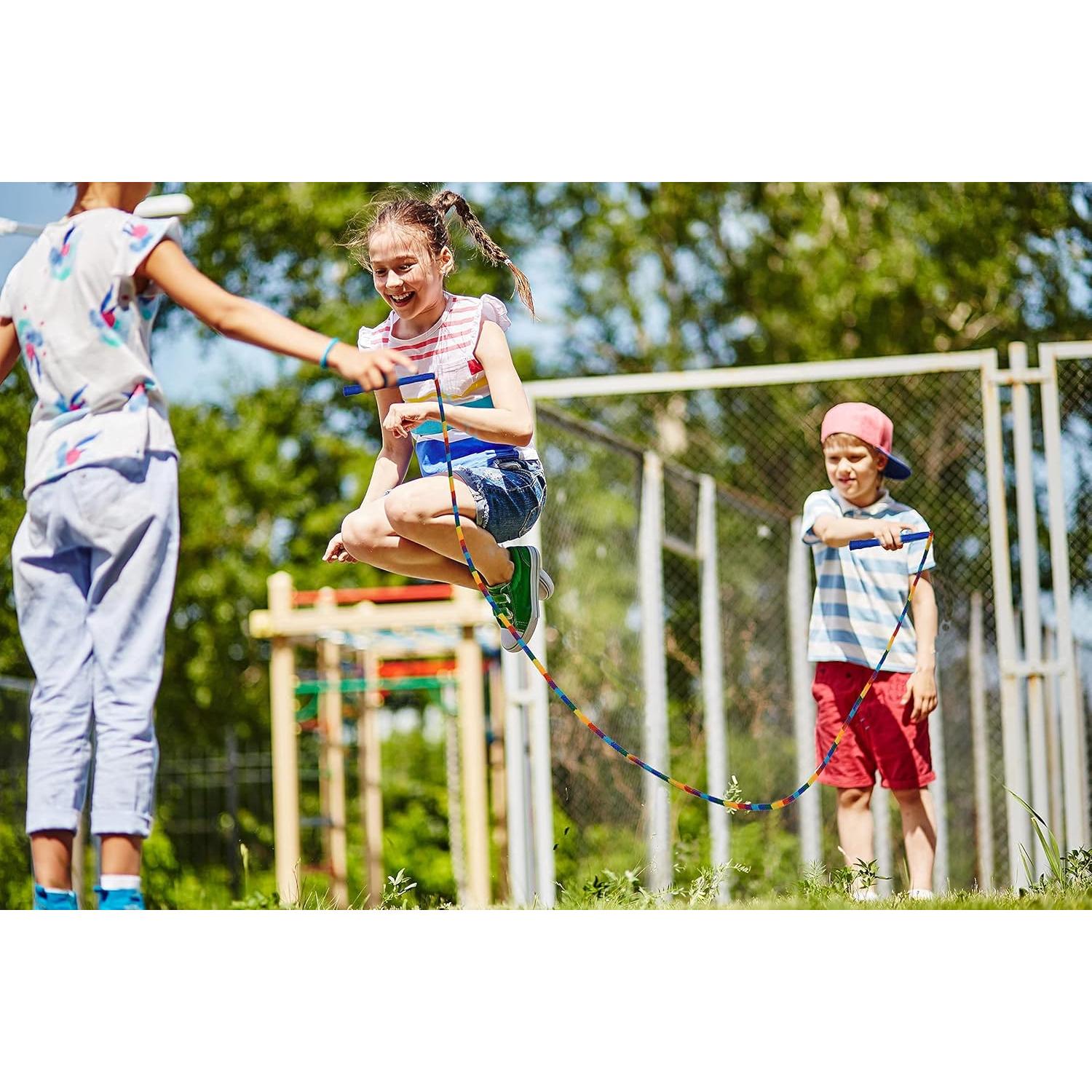 Cuerda de Salto Doble Holandesa Kingcolor 5m Ajustable 2 Paquetes