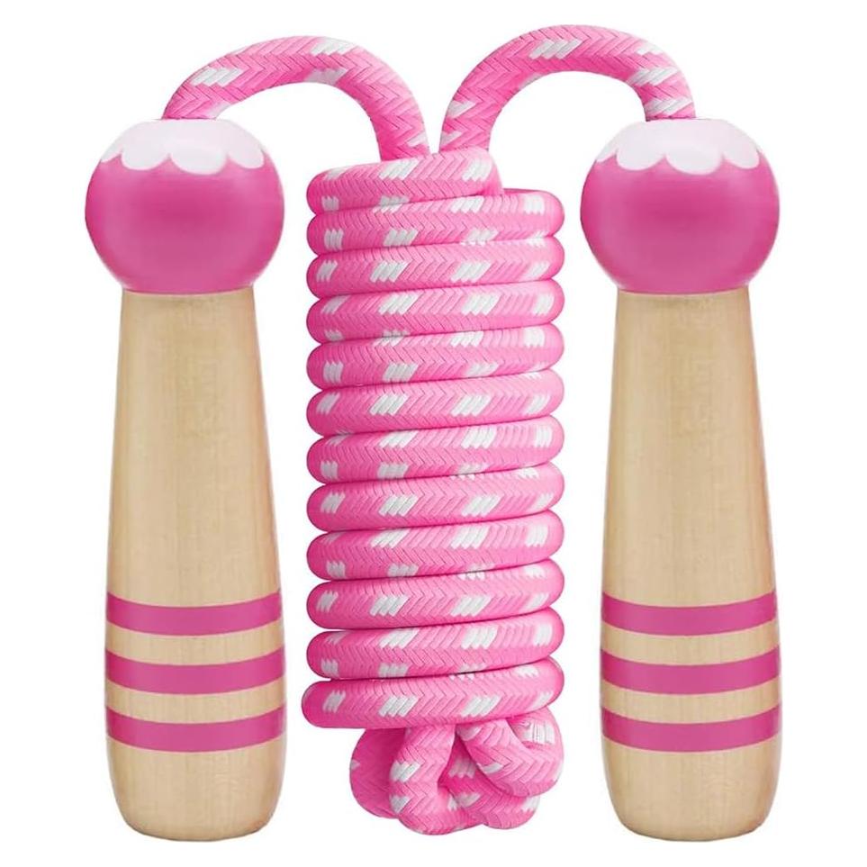 Cuerda de Saltar Ajustable Homello para Niños - Mango de Madera