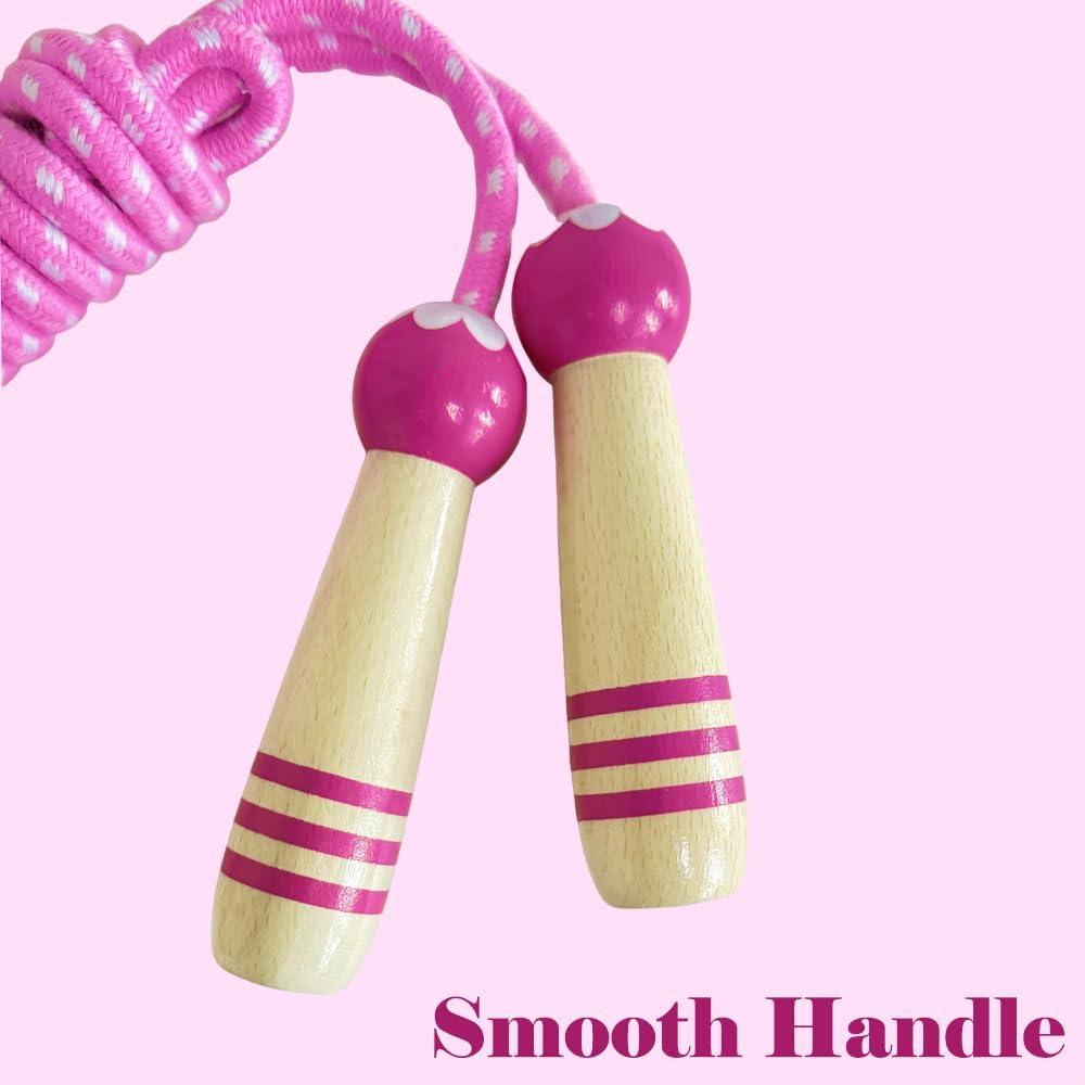 Cuerda de Saltar Ajustable Homello para Niños - Mango de Madera
